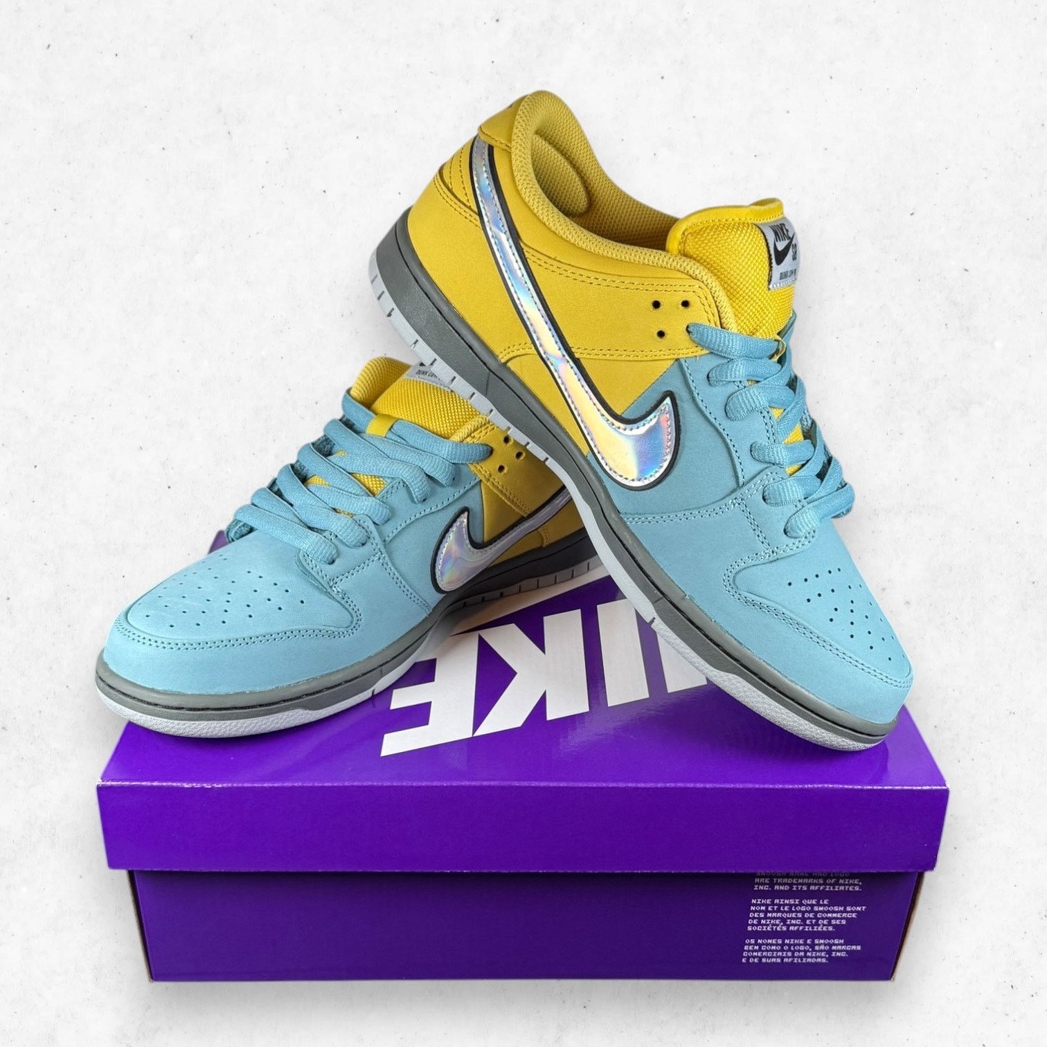 Nike Nike SB Dunk Low Muni Lightning Denim Turquoise Mens 11 Size US 11 / EU 44 - 1 Thumbnail
