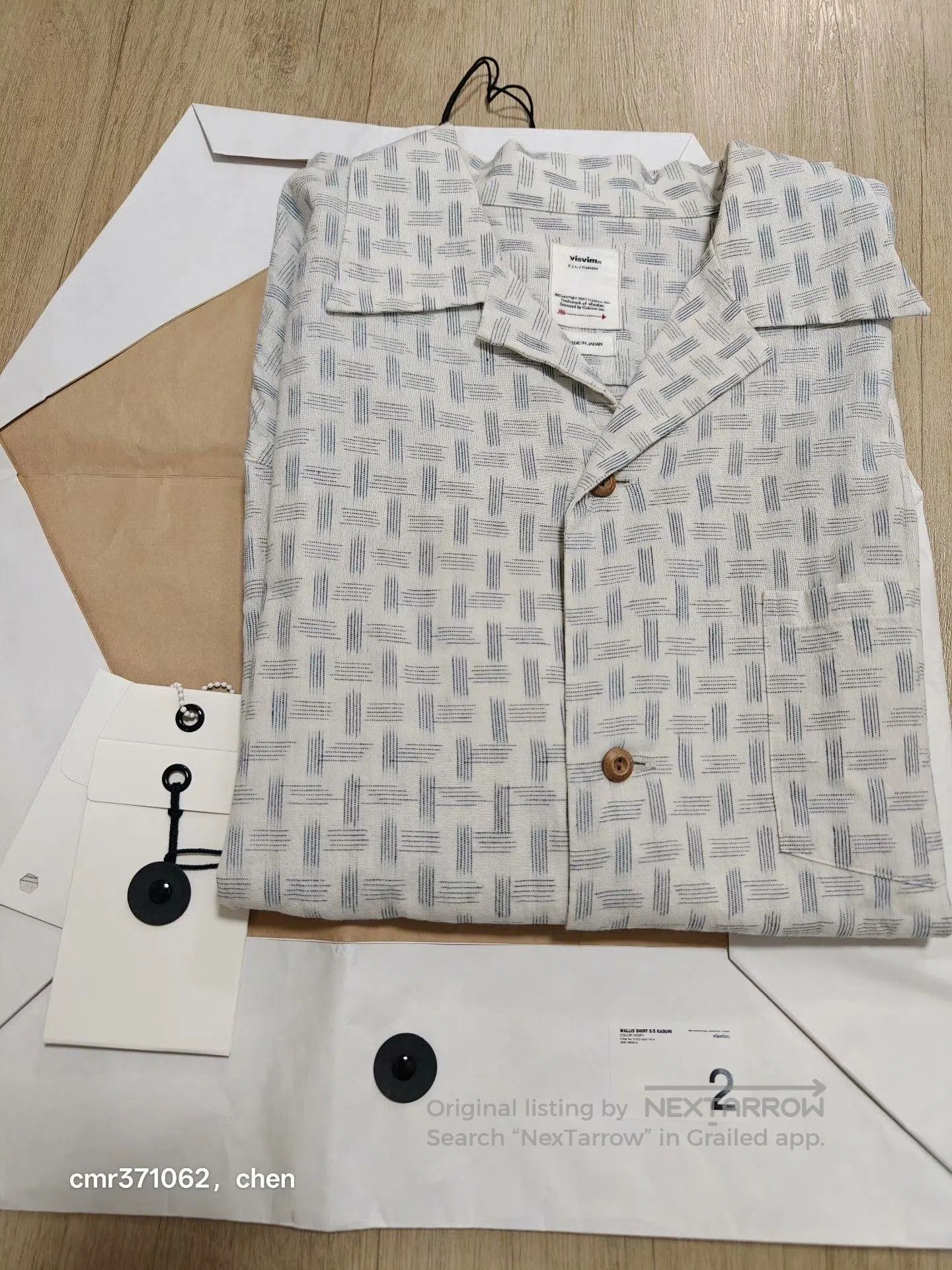 Visvim VISVIM 23SS WALLIS S/S KASURI SHIRT. Size US M / EU 48-50 / 2 - 8 Thumbnail