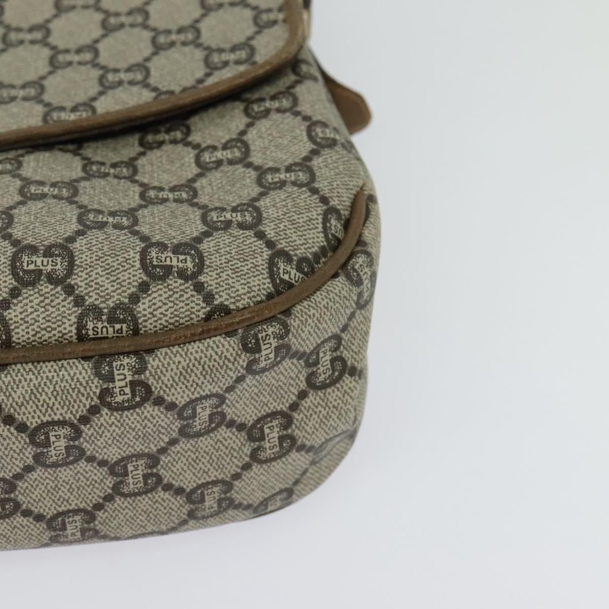 Gucci GUCCI GG Plus Supreme Shoulder Bag Pvc Beige Gold Size ONE SIZE - 11 Thumbnail