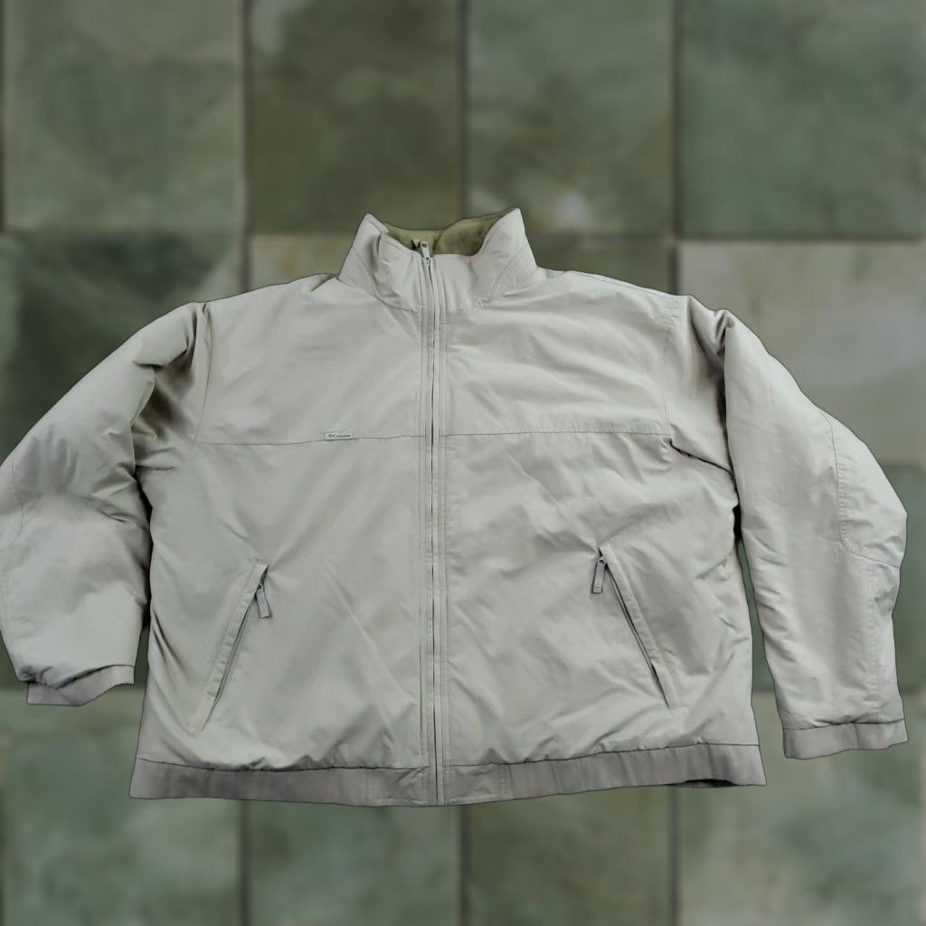 Vintage VINTAGE Columbia Jacket Mens 2XL Beige Full Zip Insulated Puffer Lined Winter Casual Travel Men Size US XXL / EU 58 / 5 - 1 Thumbnail