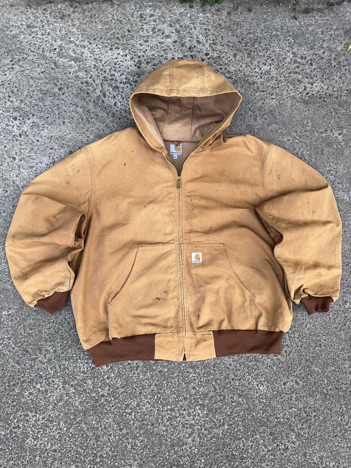 Carhartt × Vintage VINTAGE DUCK JACKET BY CARHARTT Size US XXL / EU 58 / 5 - 10 Thumbnail
