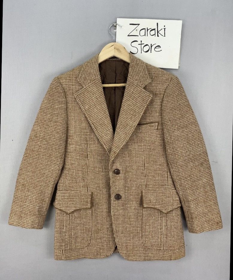 Harris Tweed Vintage Harris Tweed Wool Brown Blazer Jacket Size US S / EU 44-46 / 1 - 3 Thumbnail