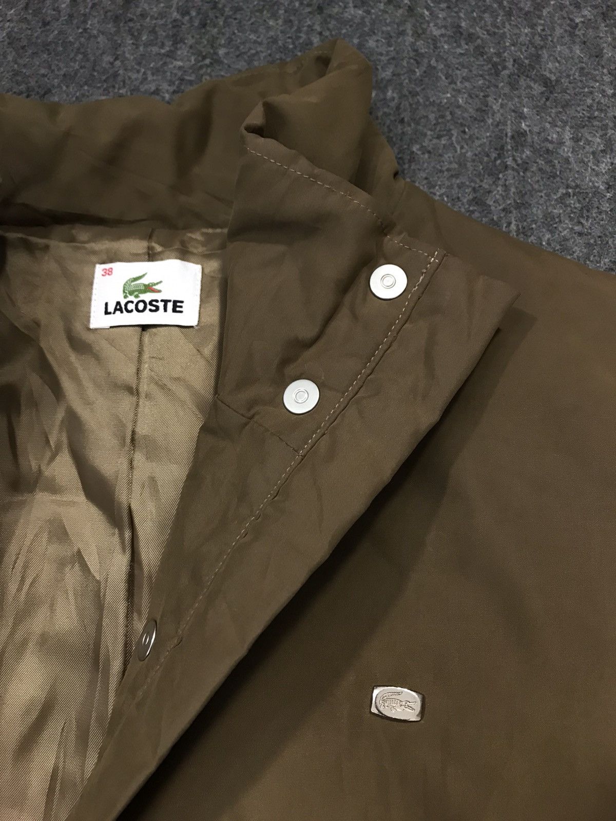 Lacoste Lacoste Puffer Padded Down Insulated Wool Parka Snap Button Size US S / EU 44-46 / 1 - 5 Thumbnail