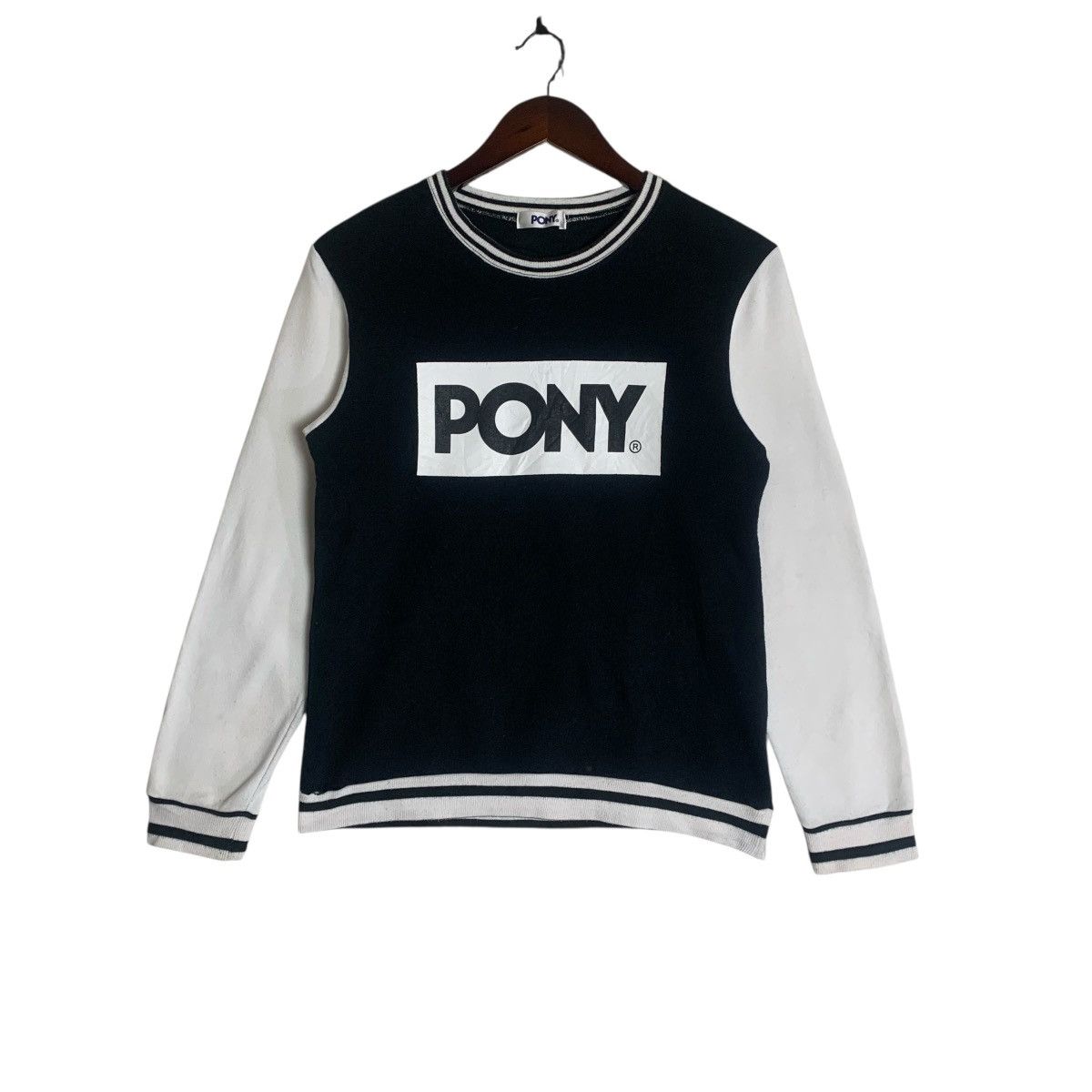 PONY Vintage Pony Clothing StreetWear JapaneseBrand Sweatshirt Size S / US 4 / IT 40 - 1 Thumbnail