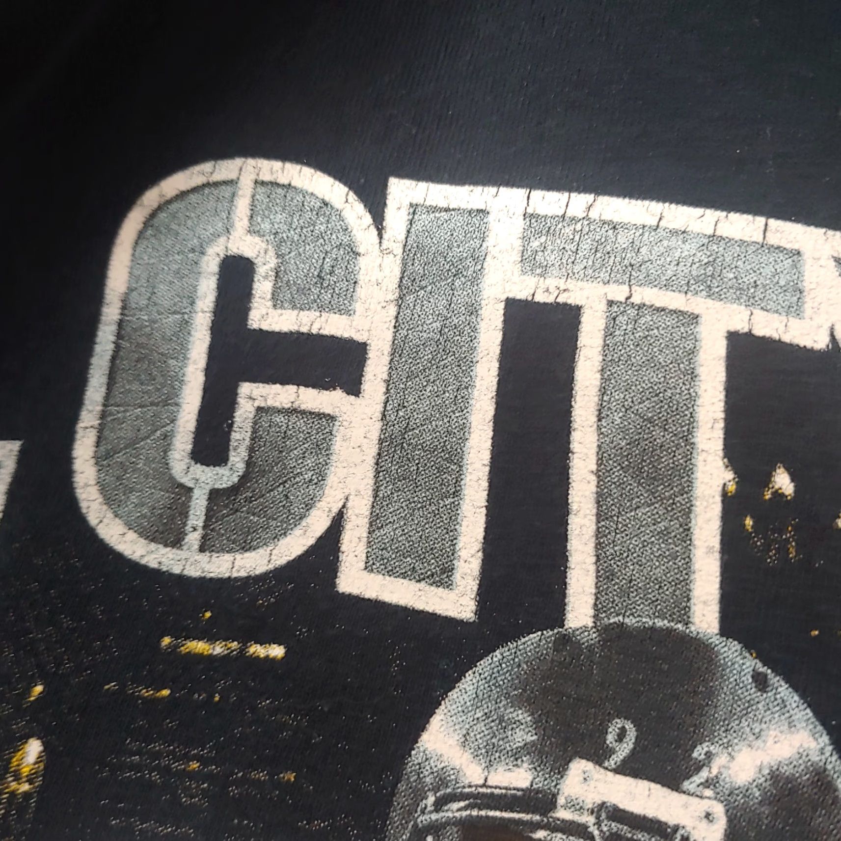 Gildan VINTAGE Steel City Pittsburgh 2009 2 World Champs Shirt XL Penguins Steelers Black Size US XL / EU 56 / 4 - 6 Thumbnail