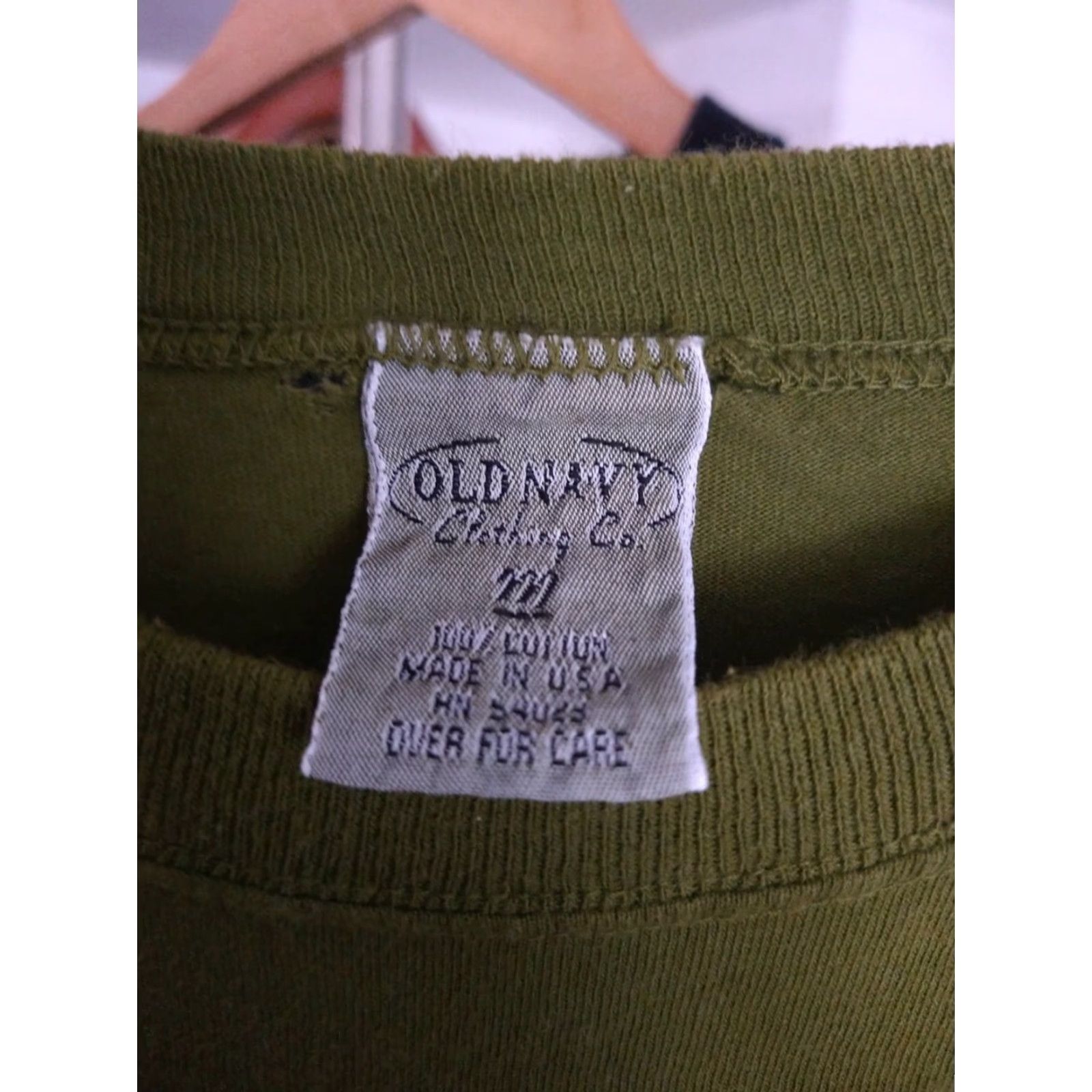 Old Navy VINTAGE Old Navy T-shirt USA Made In USA Size M Short Sleeve Men's Green Y2K Size US M / EU 48-50 / 2 - 2 Thumbnail