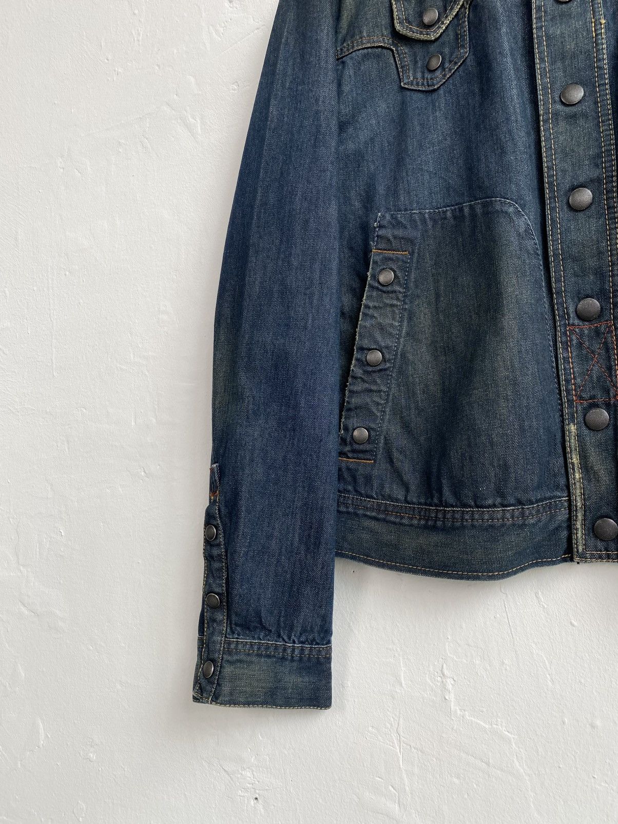 Diesel 2004 Diesel Mannil Distressed Denim Jacket Size US M / EU 48-50 / 2 - 8 Thumbnail