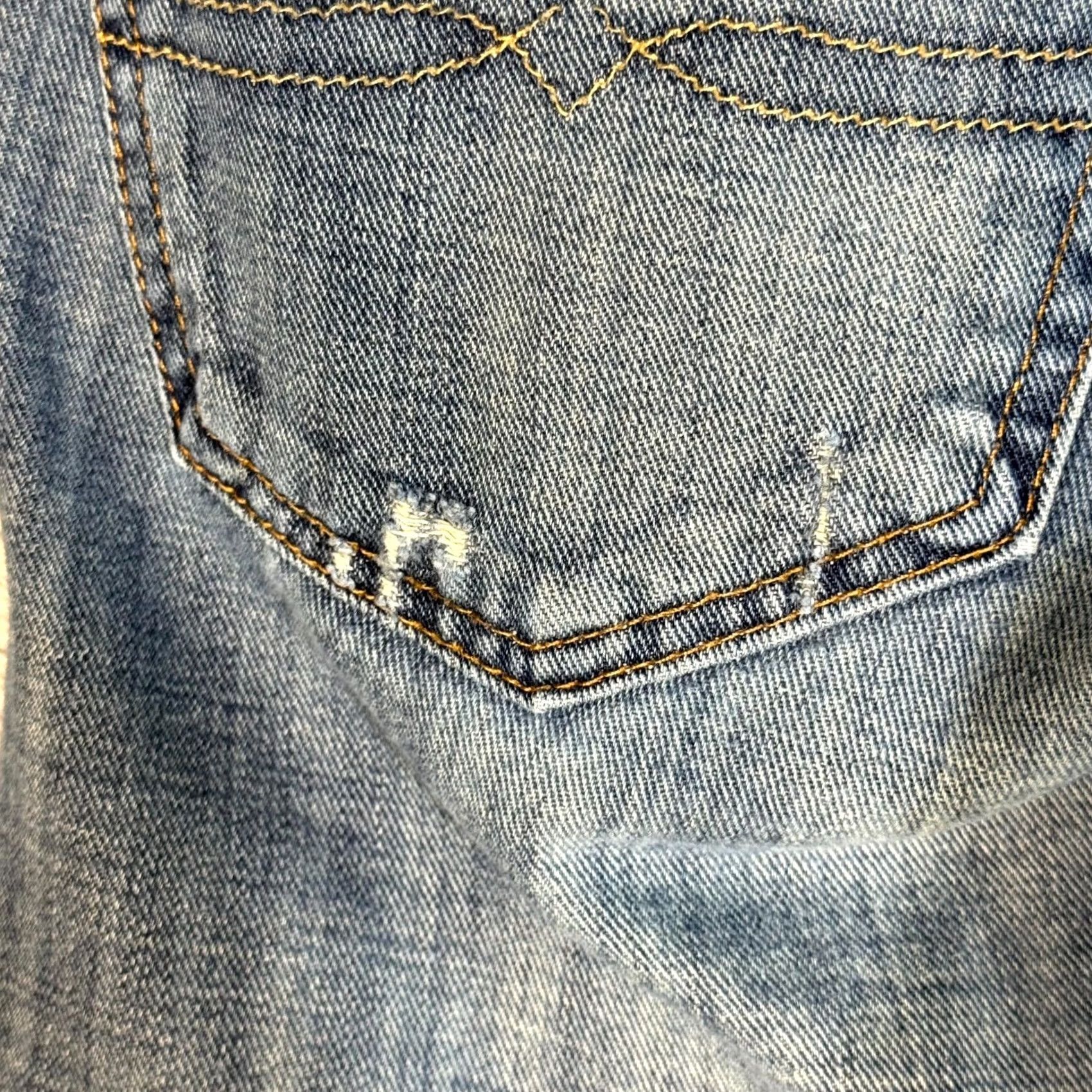 Lucky Brand Lucky Brand 221 Jeans Mens 38X32 Black Denim Stretch Mid-Rise Straight Leg Zip Size US 38 / EU 54 - 3 Thumbnail