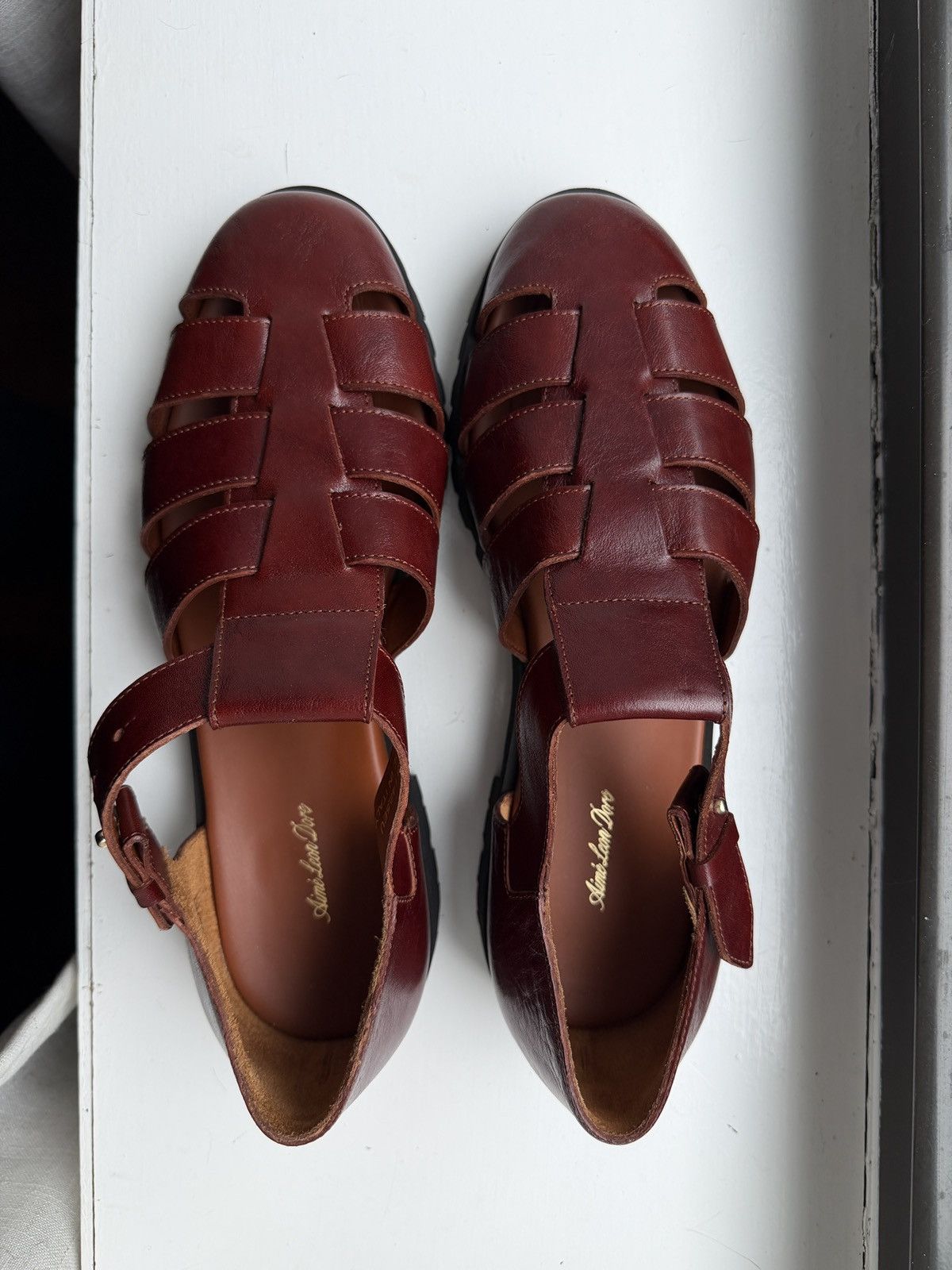 NEW SS24 Leather Fisherman Sandal