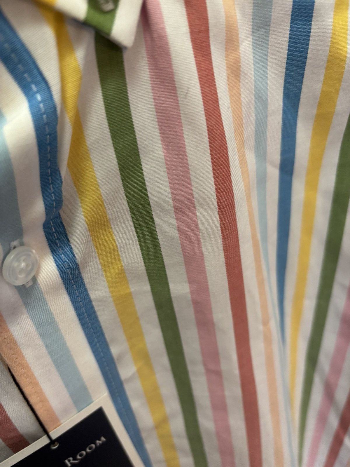 Club Room Macy’s Club Room Men’s Long Sleeve Stripped Shirt (L) Size US L / EU 52-54 / 3 - 4 Thumbnail