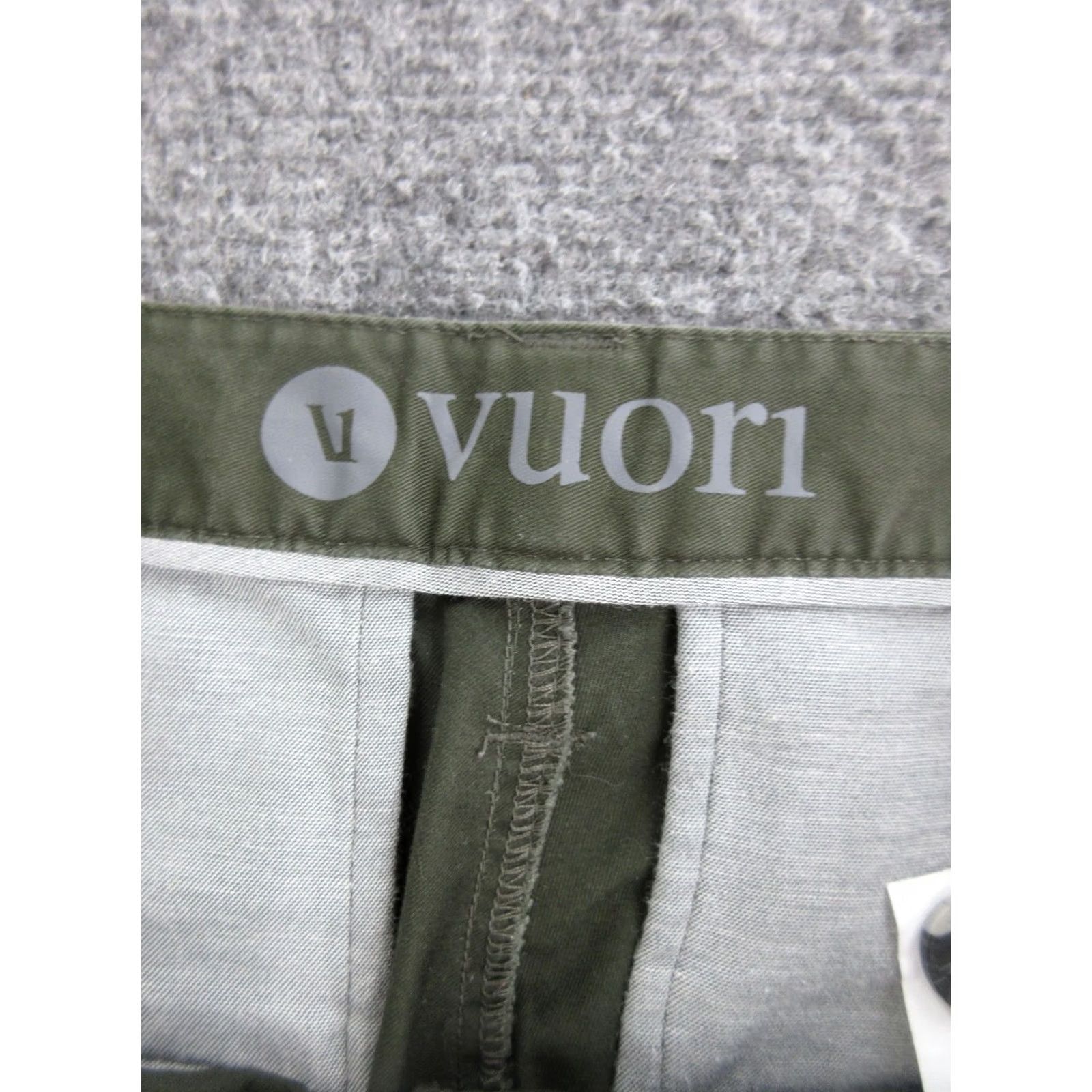 Vuori Vuori Mens Pants 34x29 Chino Straight Leg Green Stretch Casual Travel The Rise. The Shine. V433 Size US 34 / EU 50 - 6 Thumbnail