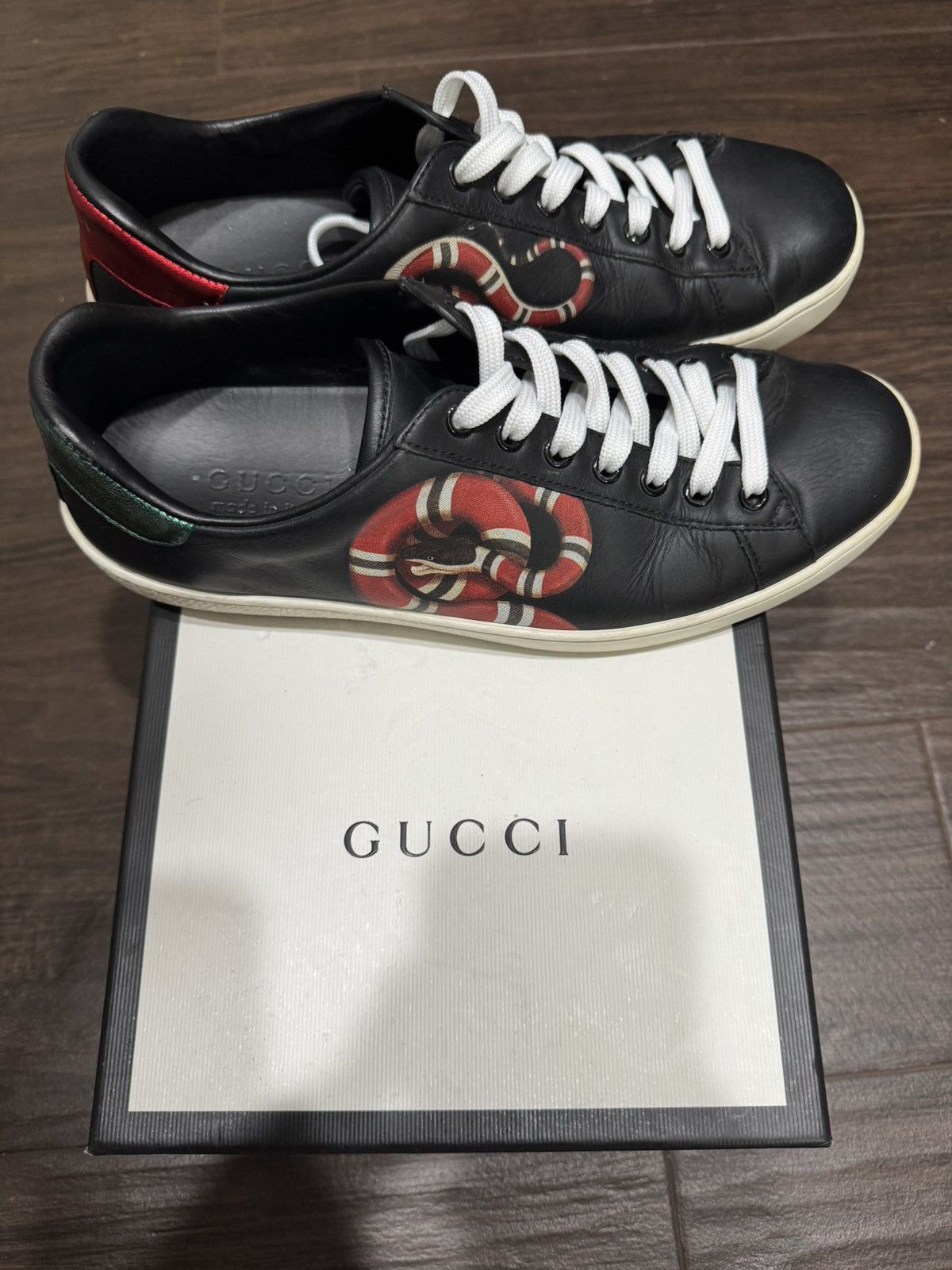 Gucci Gucci Ace Sneakers Size US 7 / EU 40 - 10 Thumbnail