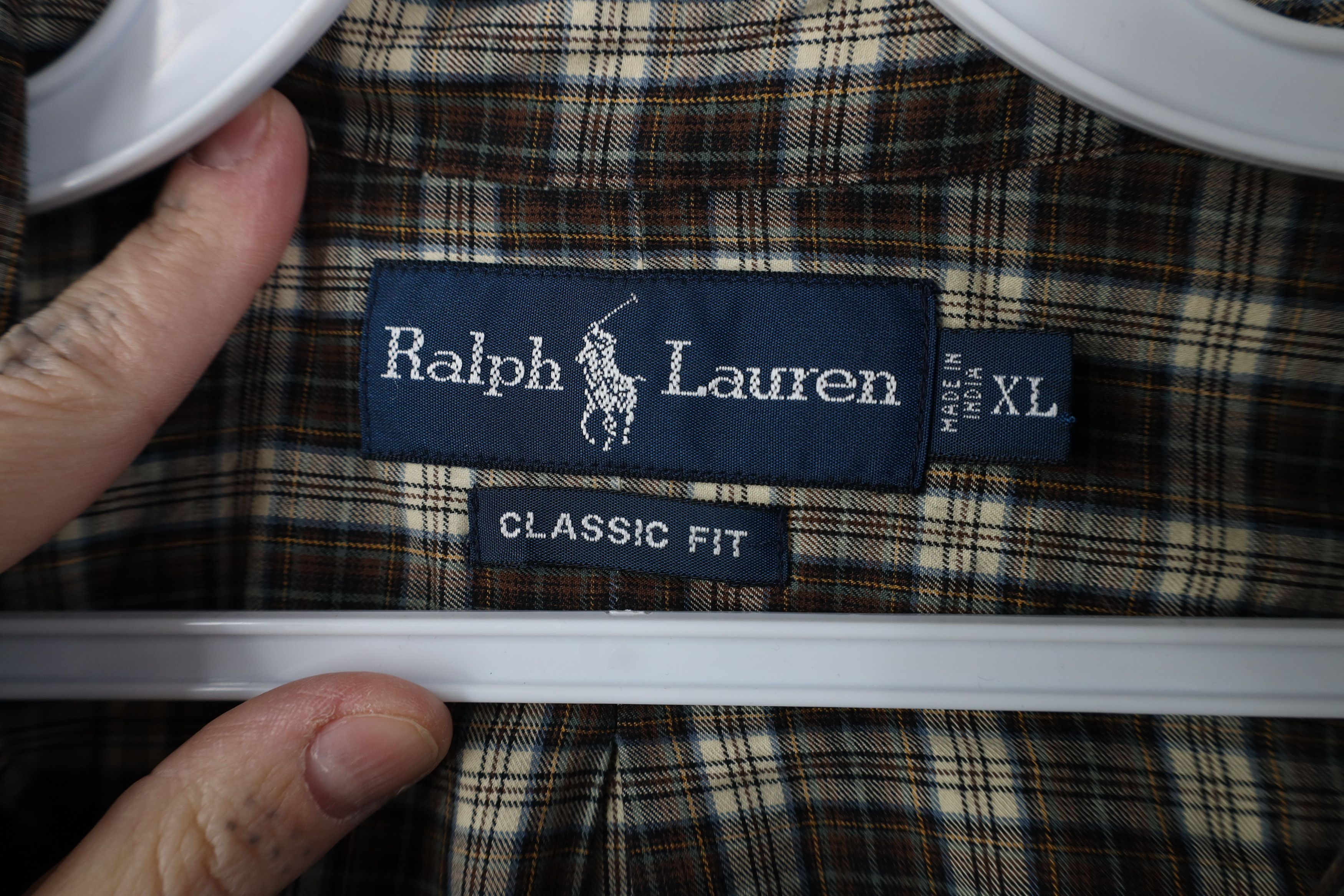 Vintage Vintage 90s Streetwear Button Down Shirt Earth Tone Plaid Size US XL / EU 56 / 4 - 5 Thumbnail