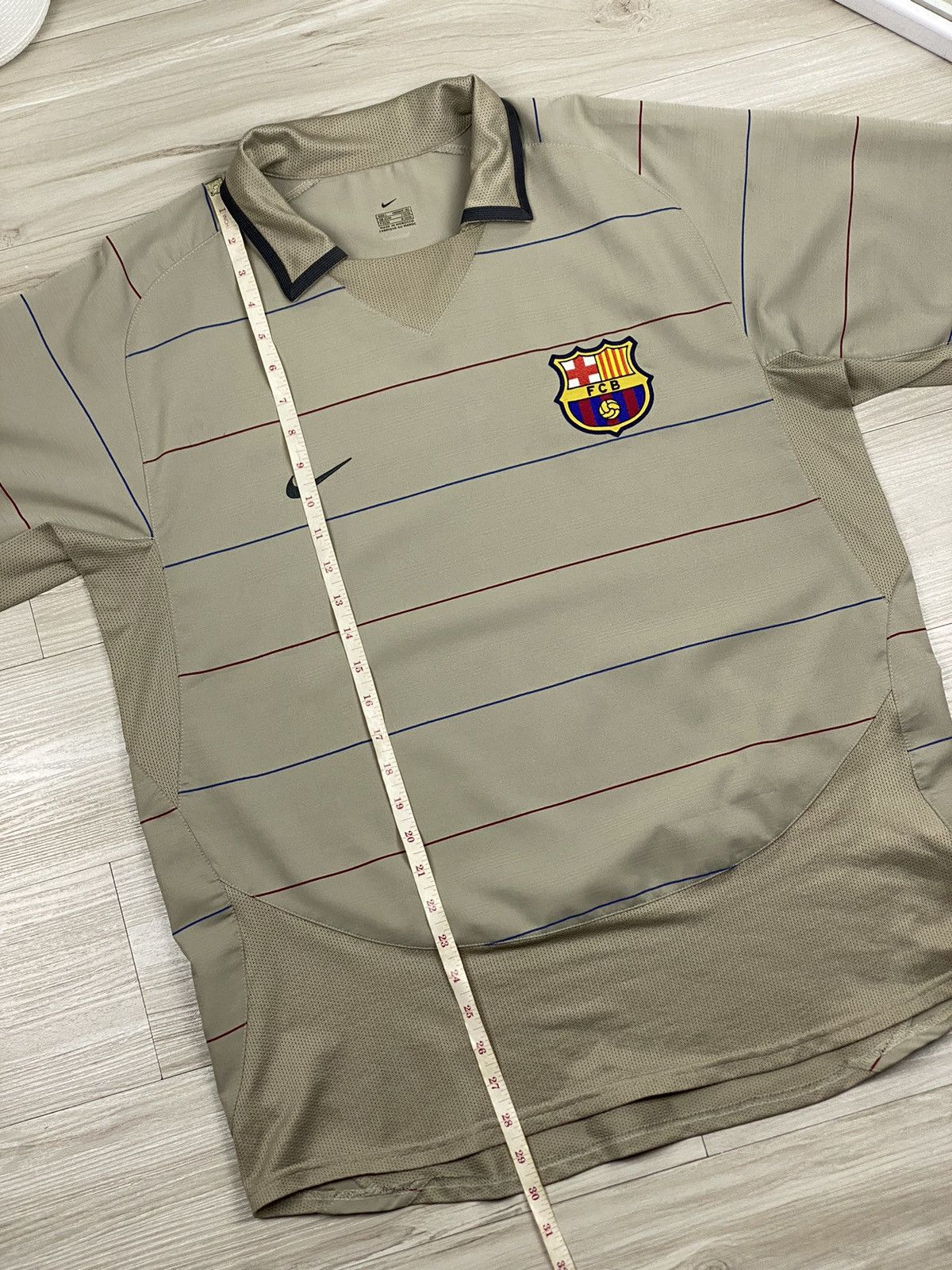 希少 FC Barcelona バルセロナ NIKE 03 05 サード L Nike × Vintage Nike Jersey F.C Barcelona 2003/05 Soccer