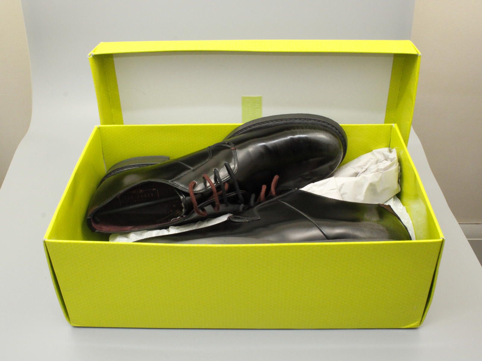 Ted Baker Ted Baker Men's Black Leather Oxford Shoes Size US 10 / EU 43 - 3 Thumbnail