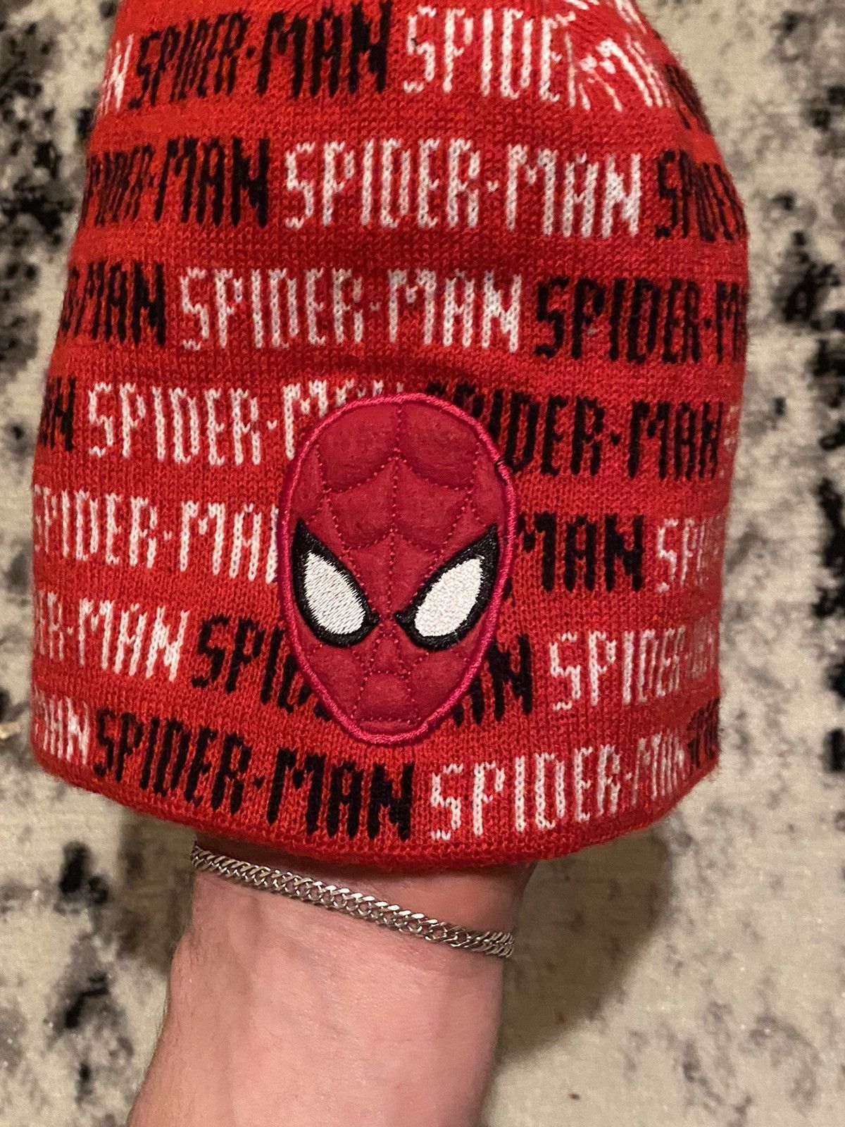 Japanese Brand × Vintage Vintage Spider Man Y2K Hat Size ONE SIZE - 3 Thumbnail