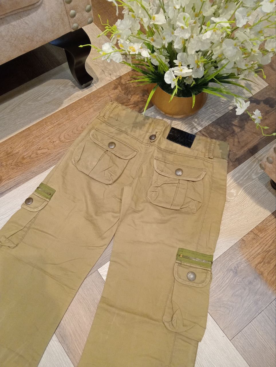 Japanese Brand JAPANESE SLY MULTIPOCKET WIDE LEG PANTS Size US 32 / EU 48 - 8 Thumbnail