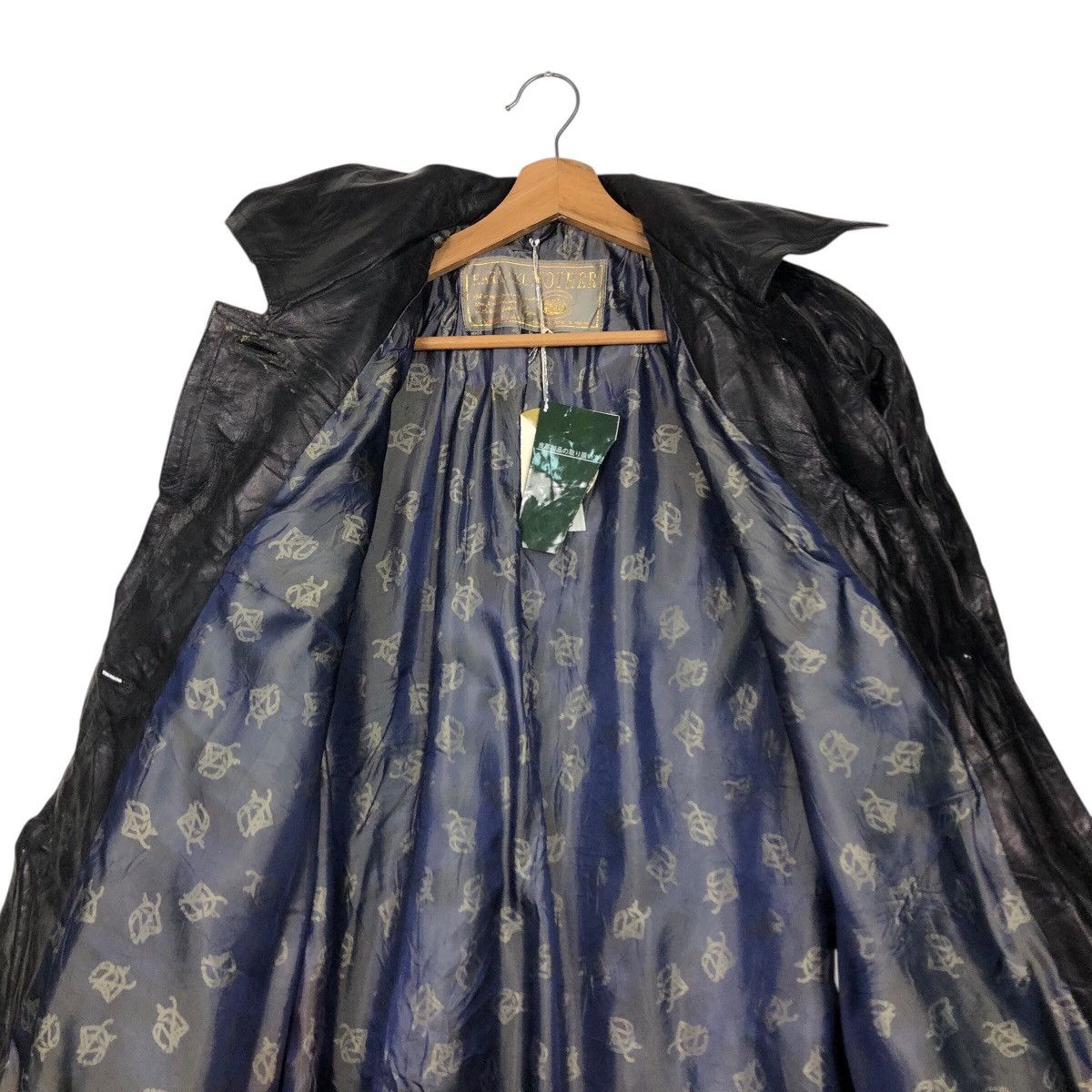 Japanese Brand 📌Vintage Leather Long Jacket Harajuku Mother Issey Miyake Size US M / EU 48-50 / 2 - 16 Thumbnail