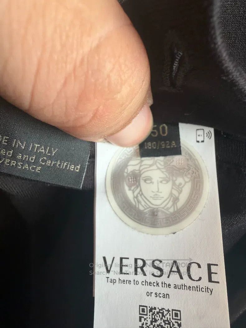 Versace Versace Full leather jacket top Size US L / EU 52-54 / 3 - 8 Thumbnail