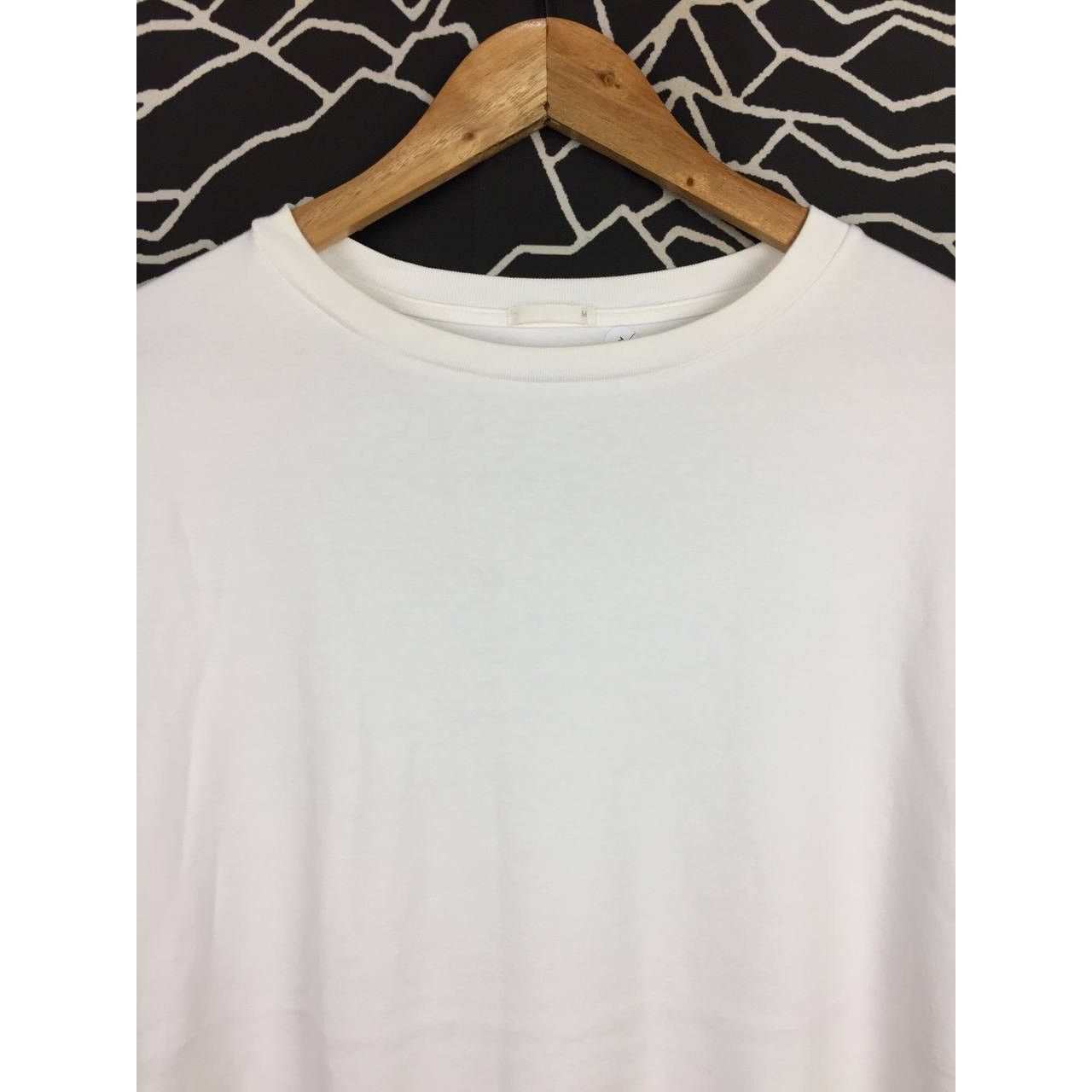 GU × Japanese Brand GU Crew Neck Plain Casual Oversized Shoulder Drop Tee Size US M / EU 48-50 / 2 - 3 Thumbnail