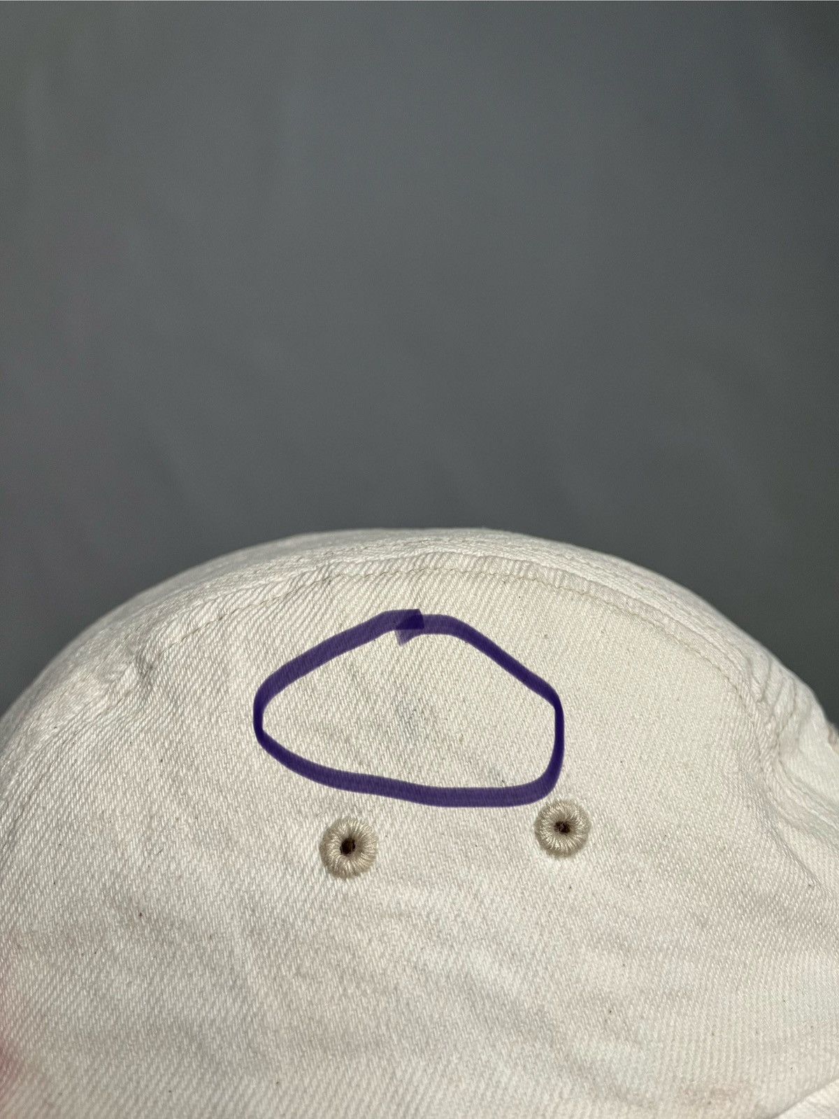 Supreme SUPREME White Canvas 5 Panel Cotton Cap Hat Size ONE SIZE - 11 Thumbnail