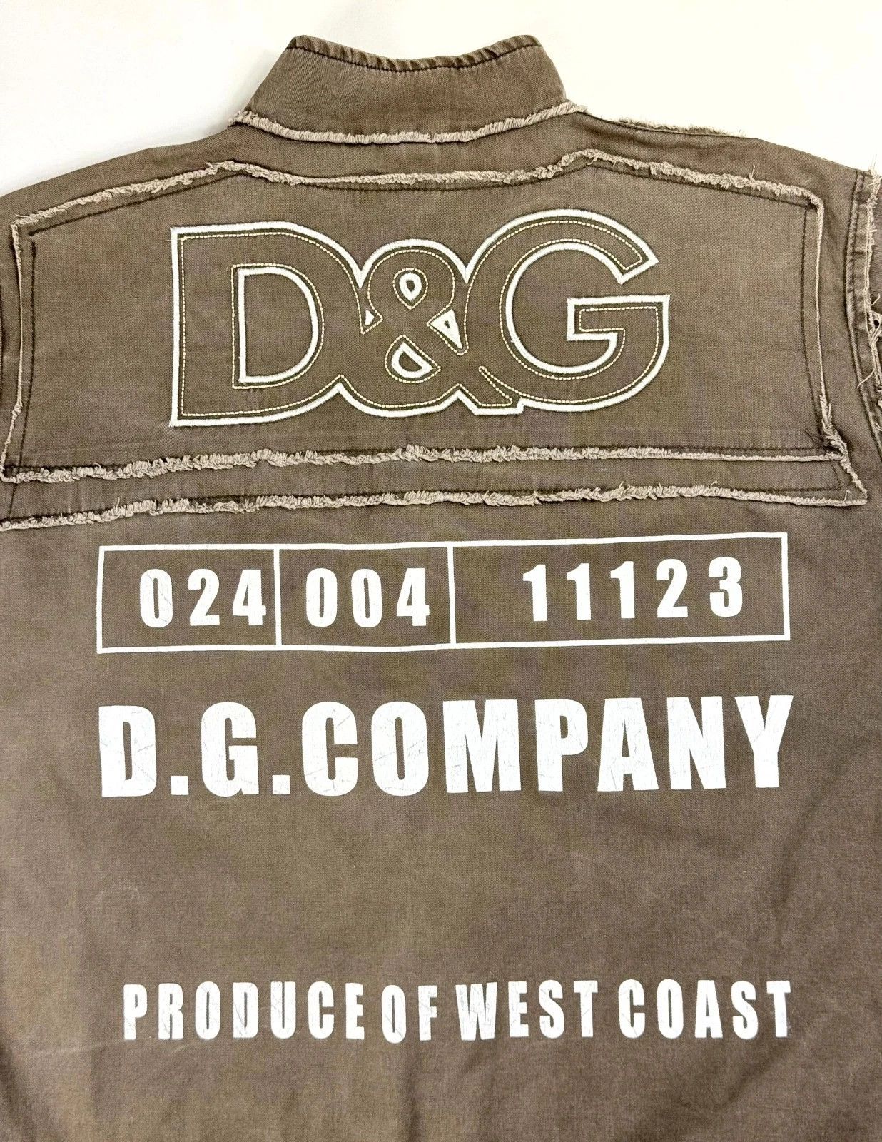 Vintage Dolce&Gabbana European Tour Patchwork Logo Jacket