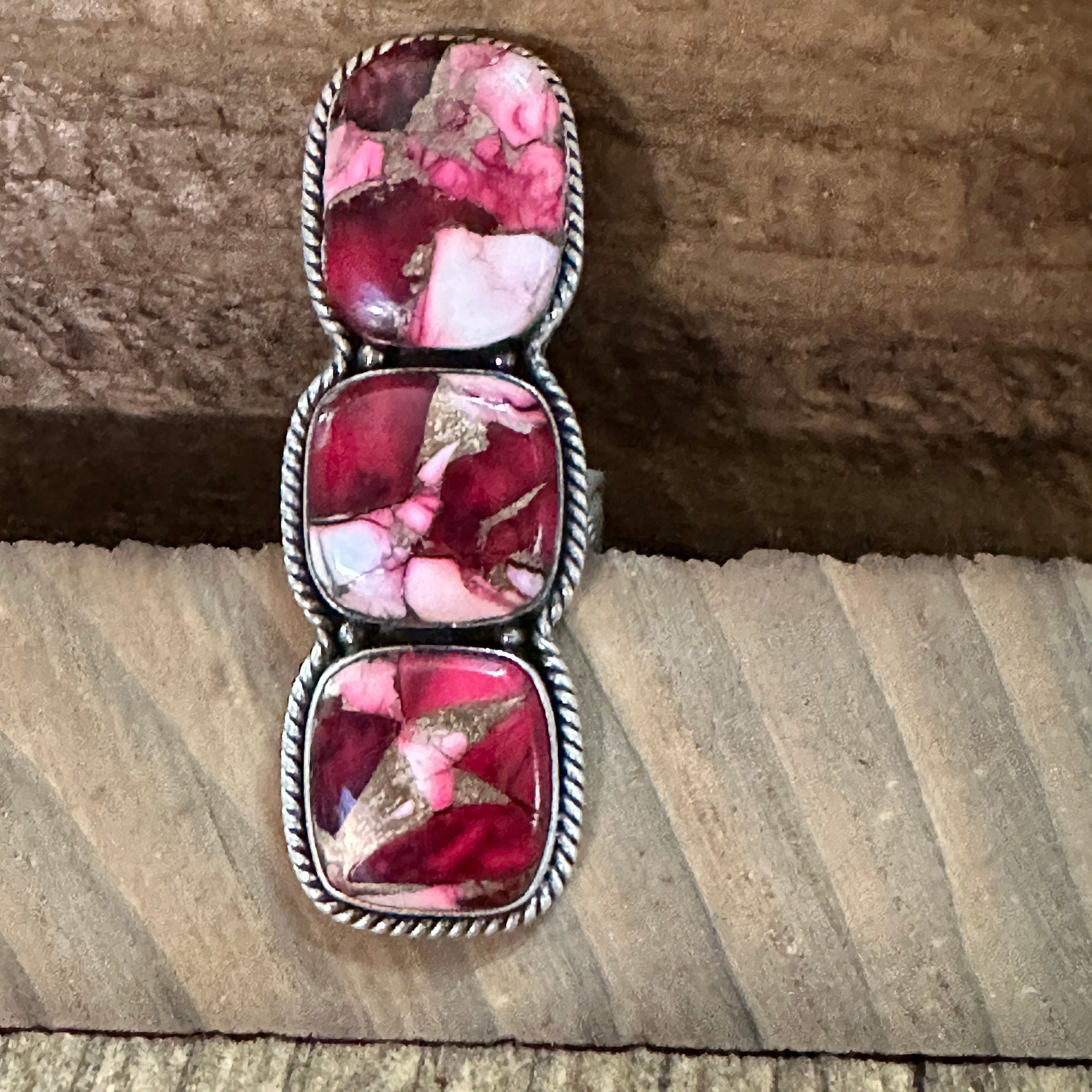 Other Handmade Sterling Silver Dahlia Rose Adjustable Ring by Nizh Size ONE SIZE - 2 Thumbnail