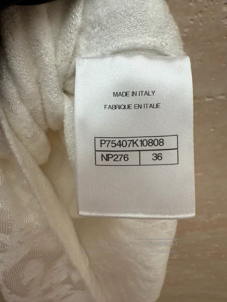 Chanel Chanel 23a white v-neck dress Size XS / US 0-2 / IT 36-38 - 4 Thumbnail