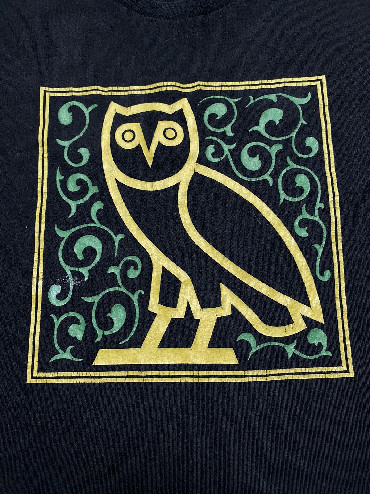 Designer Ovo drake black family owl tee streetwear drip drill vintage Size US L / EU 52-54 / 3 - 3 Thumbnail