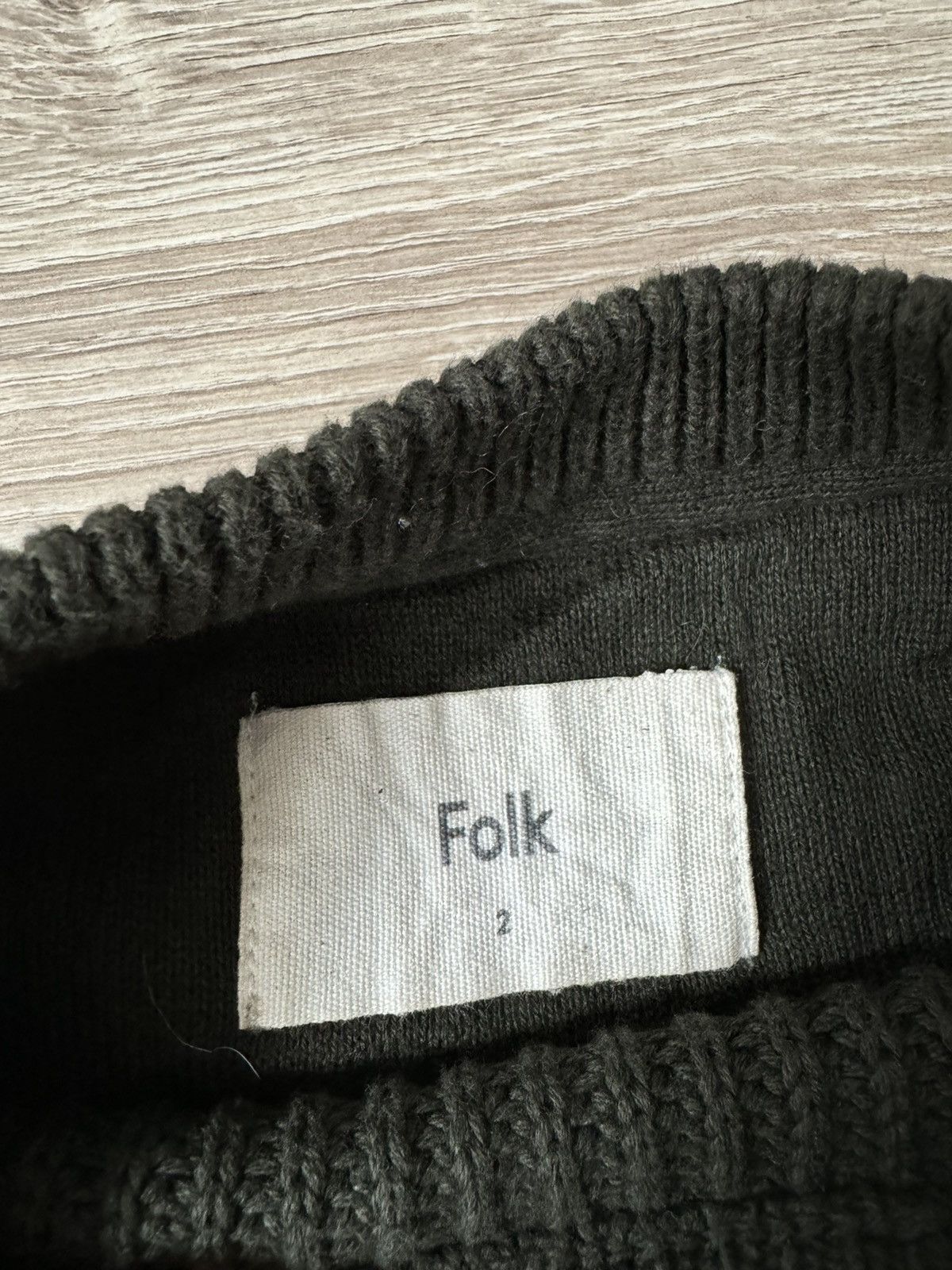 Folk Folk Pocket Heavy Knit Crewneck Sweater Size US S / EU 44-46 / 1 - 4 Thumbnail