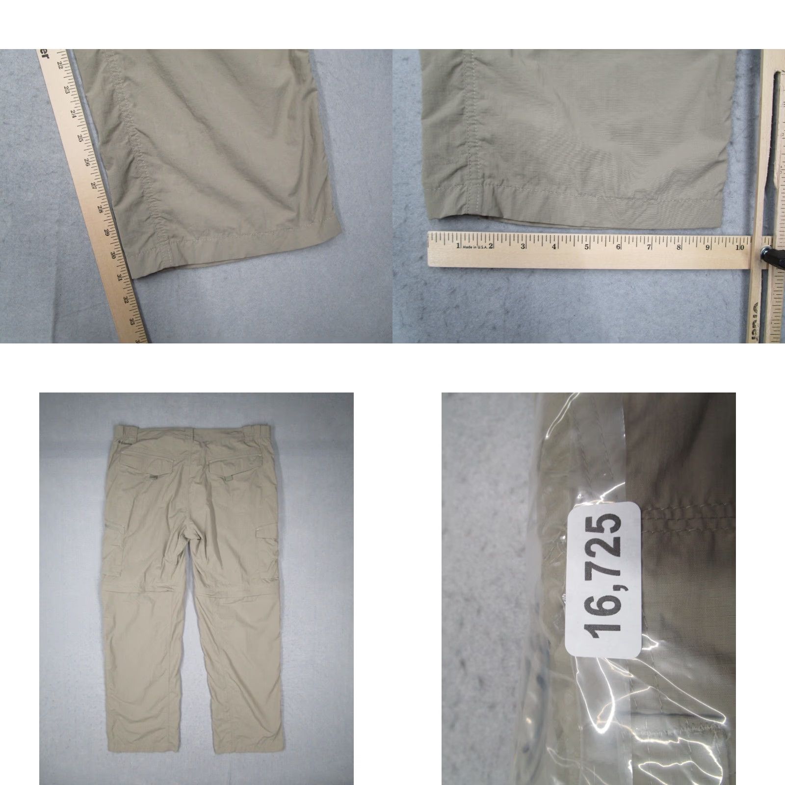 Vintage VINTAGE Columbia Pants Mens 40 Beige Convertible Nylon Cargo Classic Work Utility Outdoor 2010s Mens Size US 40 / EU 56 - 8 Thumbnail