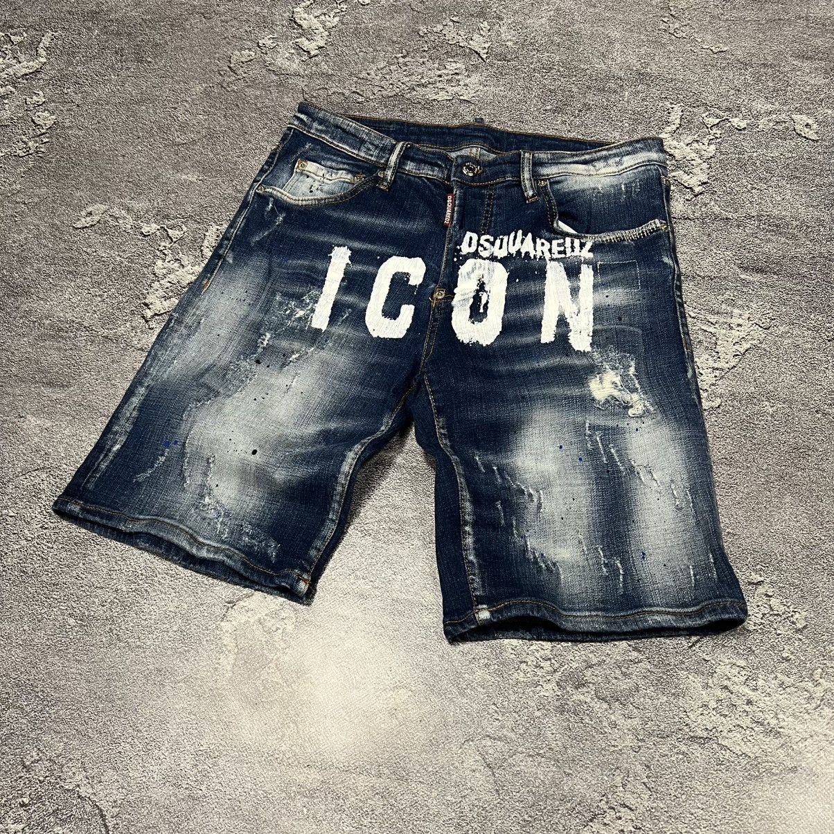 Dsquared2 Vintage Shorts Dsquared Icon Big Print Size US 30 / EU 46 - 3 Thumbnail