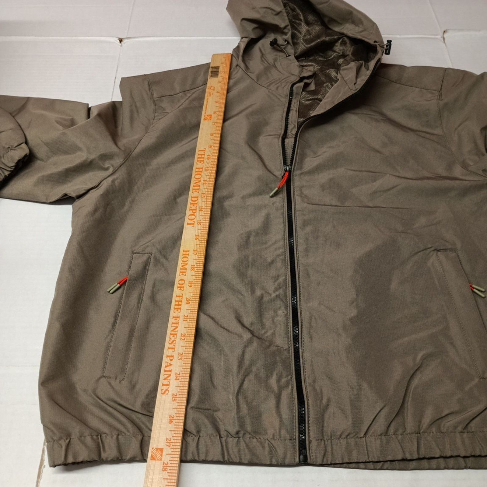 Other Ozark Trail Windbreaker Jacket Men's XL Taupe Falls Pockets Size US XL / EU 56 / 4 - 7 Thumbnail