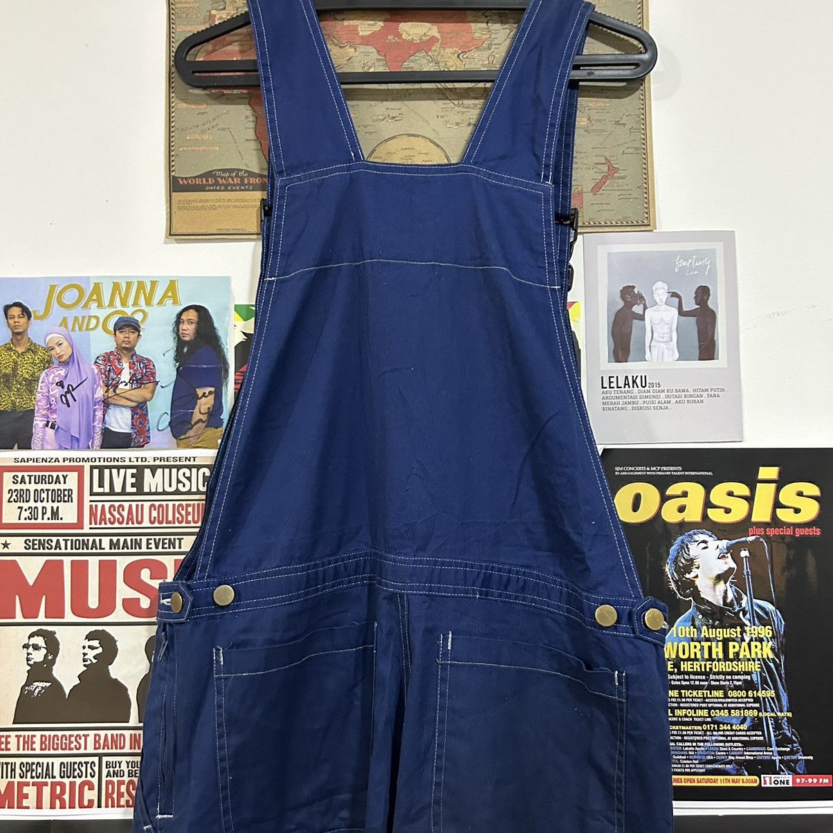 Vintage Vintage Good Year Carpenter Distressed Worker Overall Bid Size US 34 / EU 50 - 10 Thumbnail