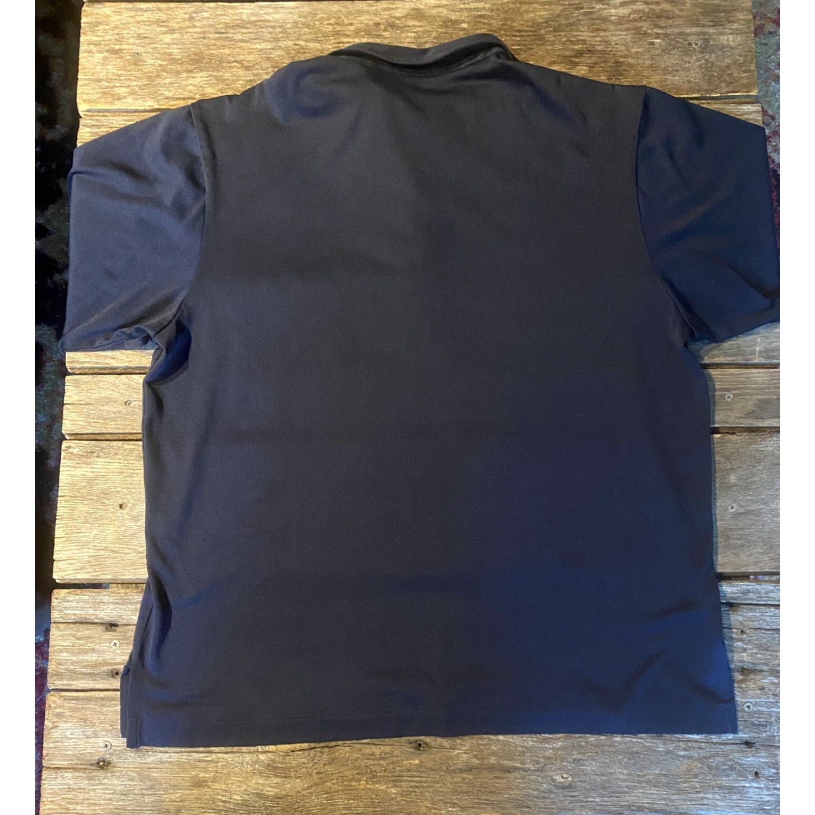 Vintage VINTAGE Pro Celebrity USS Ticonderoga Battleship Navy Polo Shirt Mens L Blue Short Sleeve Collared 1994 Size US L / EU 52-54 / 3 - 2 Thumbnail