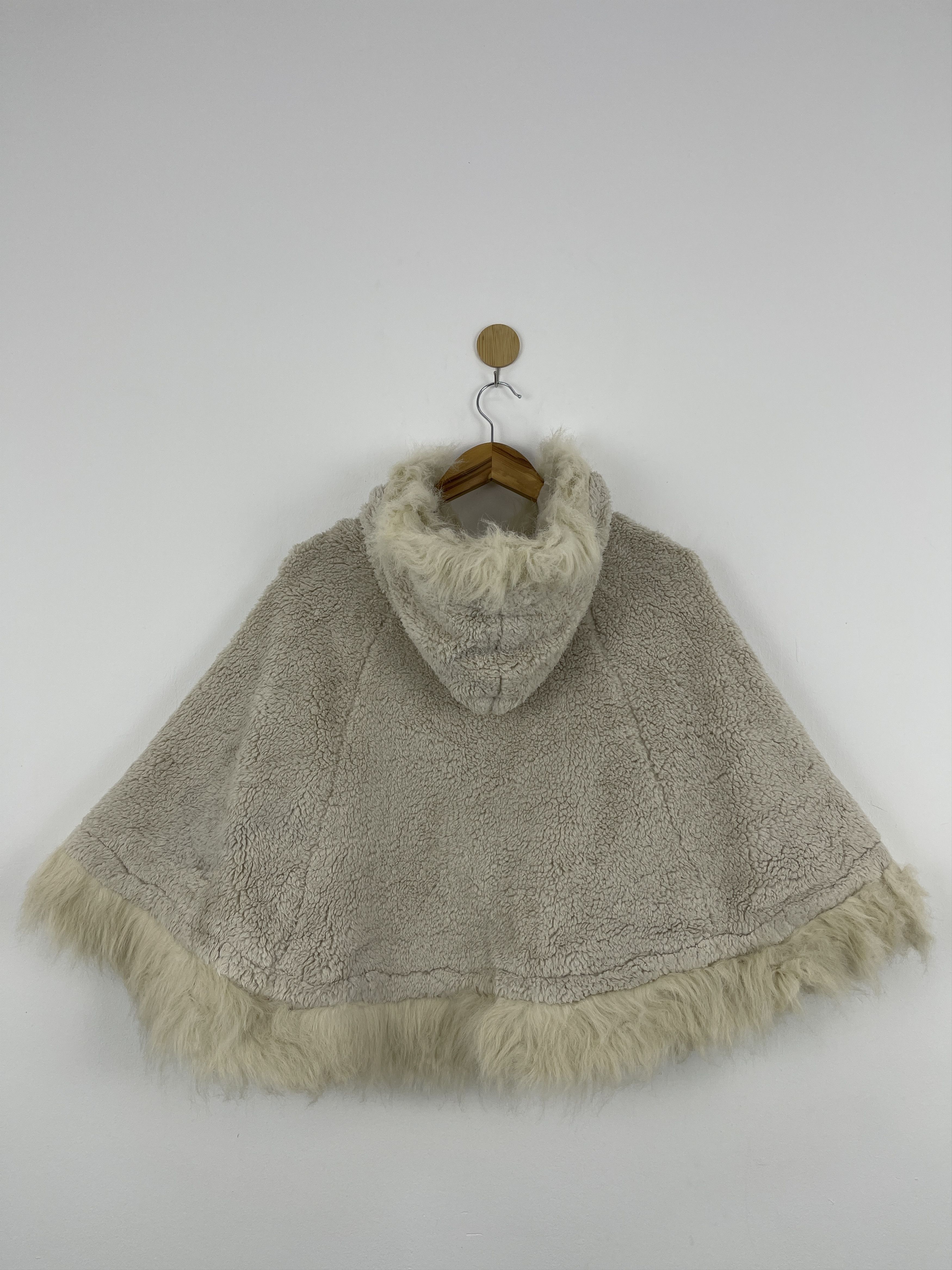 If Six Was Nine Vintage Colza Button Up Sherpa Cloaks And Capes JA0021 Size US M / EU 48-50 / 2 - 2 Thumbnail