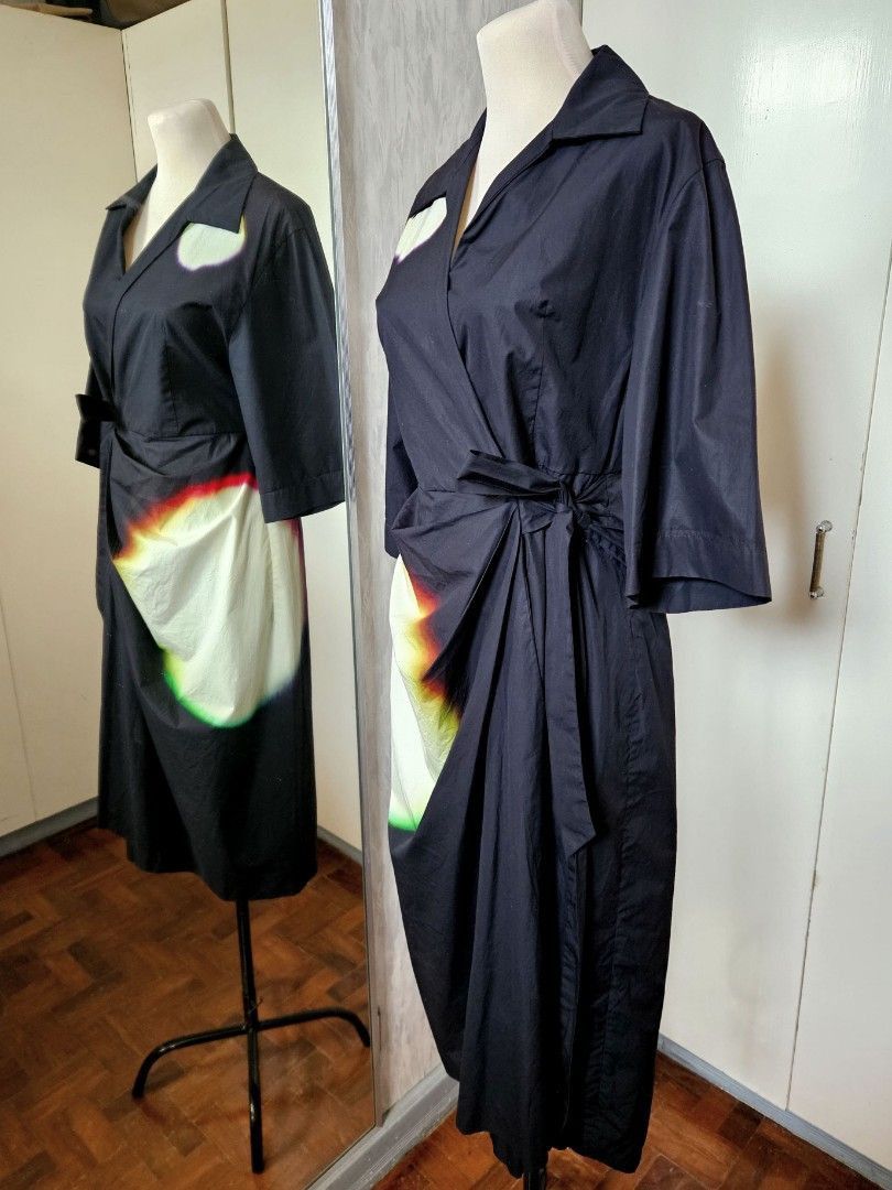 Dries Van Noten Dries Van Noten Spring 2021 Len Lye Haori Dress Size XS / US 0-2 / IT 36-38 - 4 Thumbnail