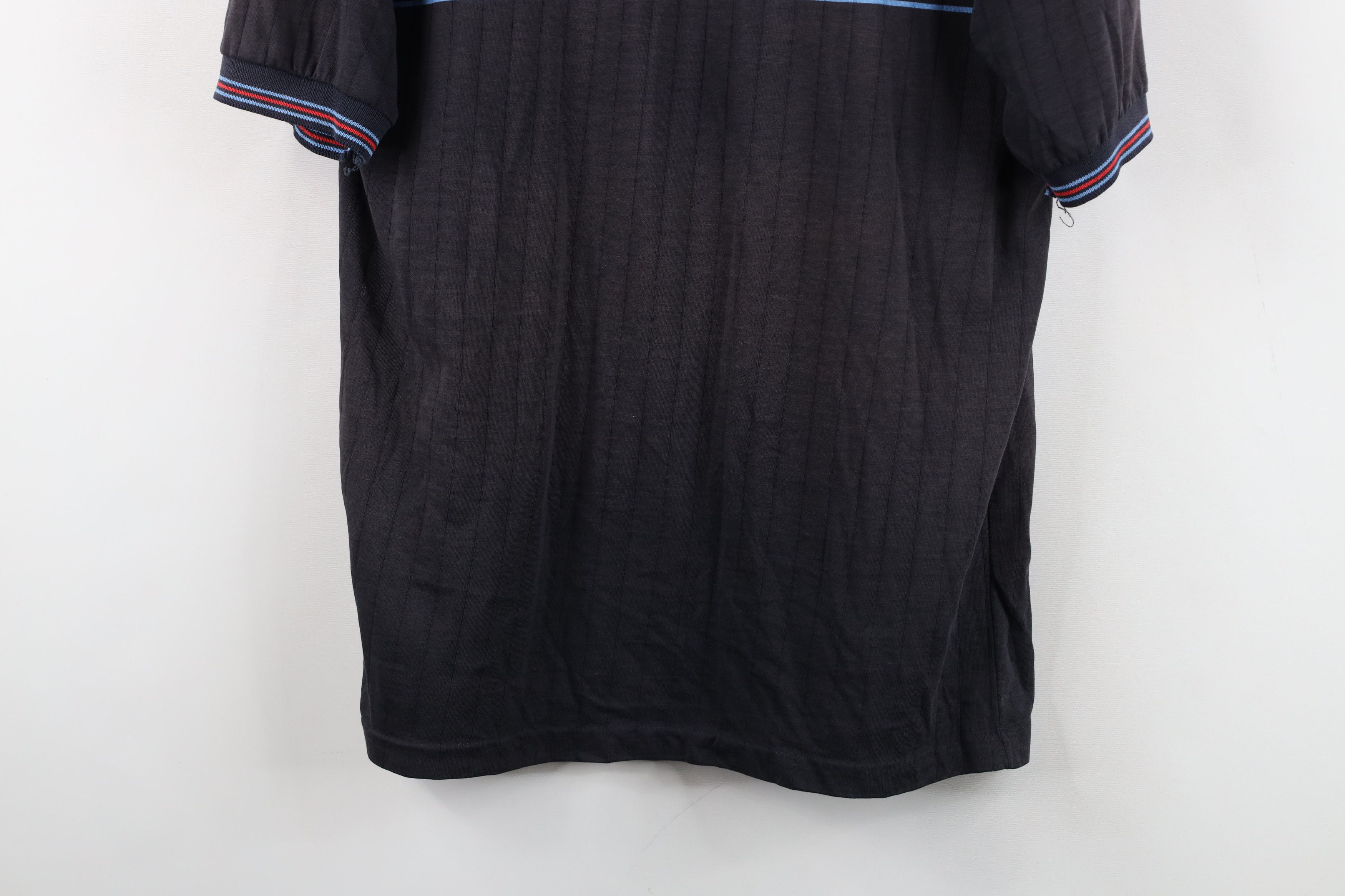 Vintage Vintage 70s Streetwear Striped Sun Faded Golf Polo Shirt USA Size US L / EU 52-54 / 3 - 3 Thumbnail