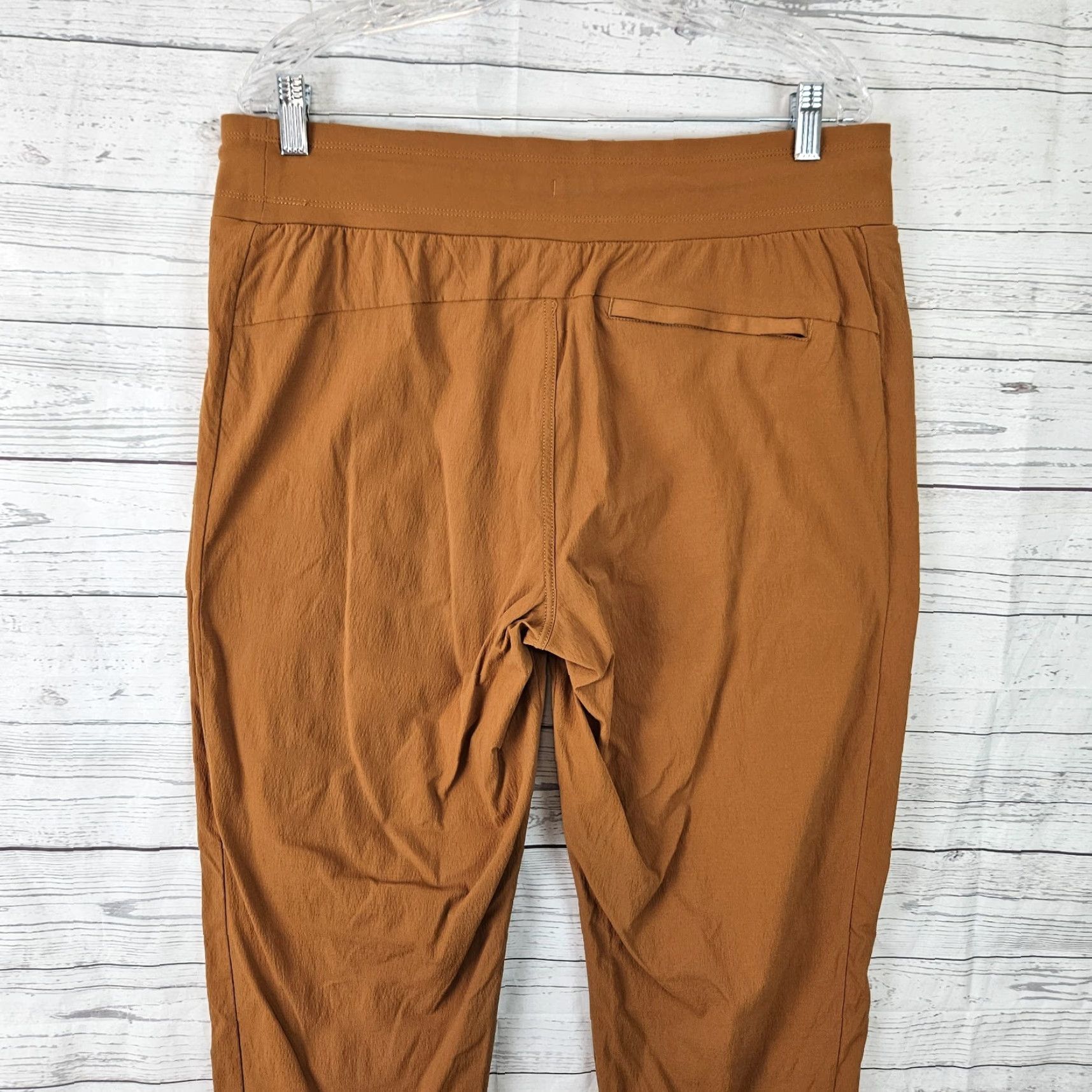 Athleta Athleta Womens Trekkie North Jogger Pants 14 High Rise Pockets Brown Nylon Spandex Size 36" / US 14 / IT 50 - 4 Thumbnail