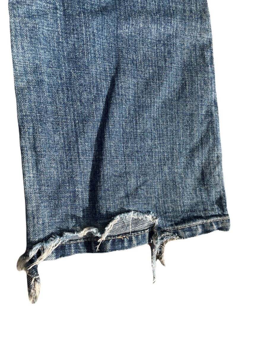 If Six Was Nine 2000s SwordJean Vkei Distressed Flare Heart Jeans Japanese Size US 29 - 11 Thumbnail