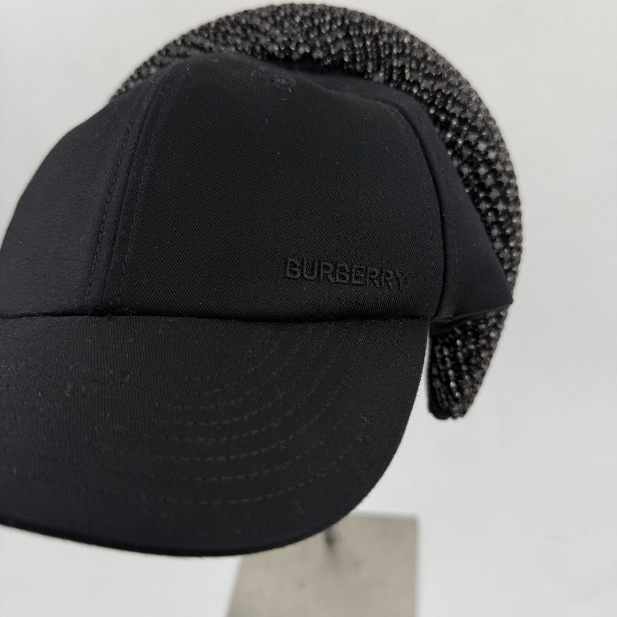 Burberry Burberry Crystal Headband Detail Reconstructed Cap Size ONE SIZE - 3 Thumbnail