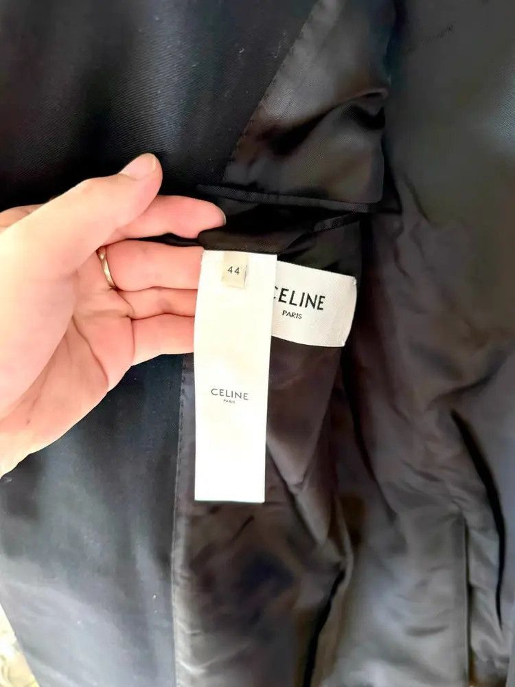 Celine Sz 44 Celine 20ss Classic Blazer Jacket Size US S / EU 44-46 / 1 - 4 Thumbnail