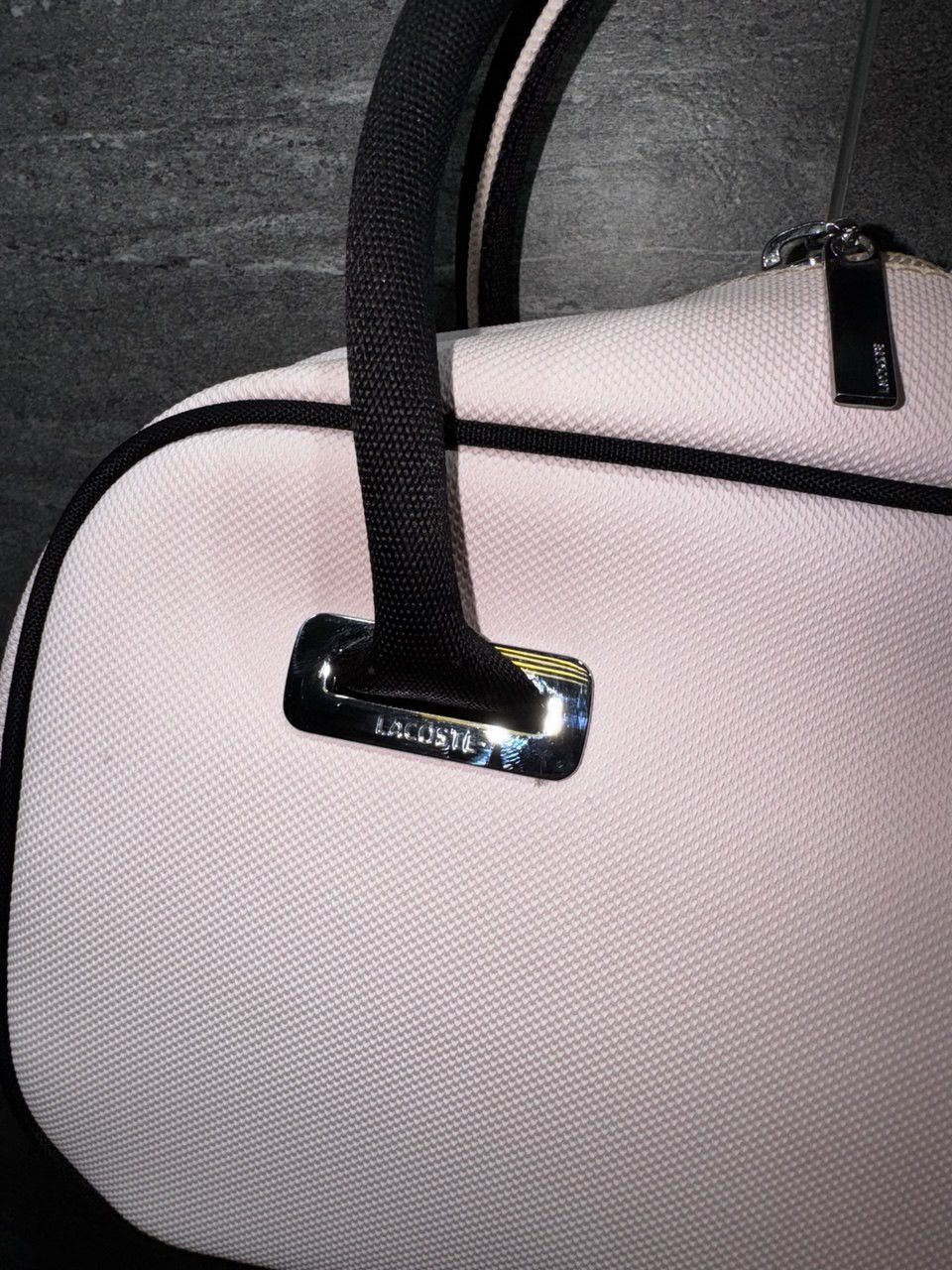 Lacoste Lacoste Vintage Small Women's Pink Hand Bag Size ONE SIZE - 8 Thumbnail