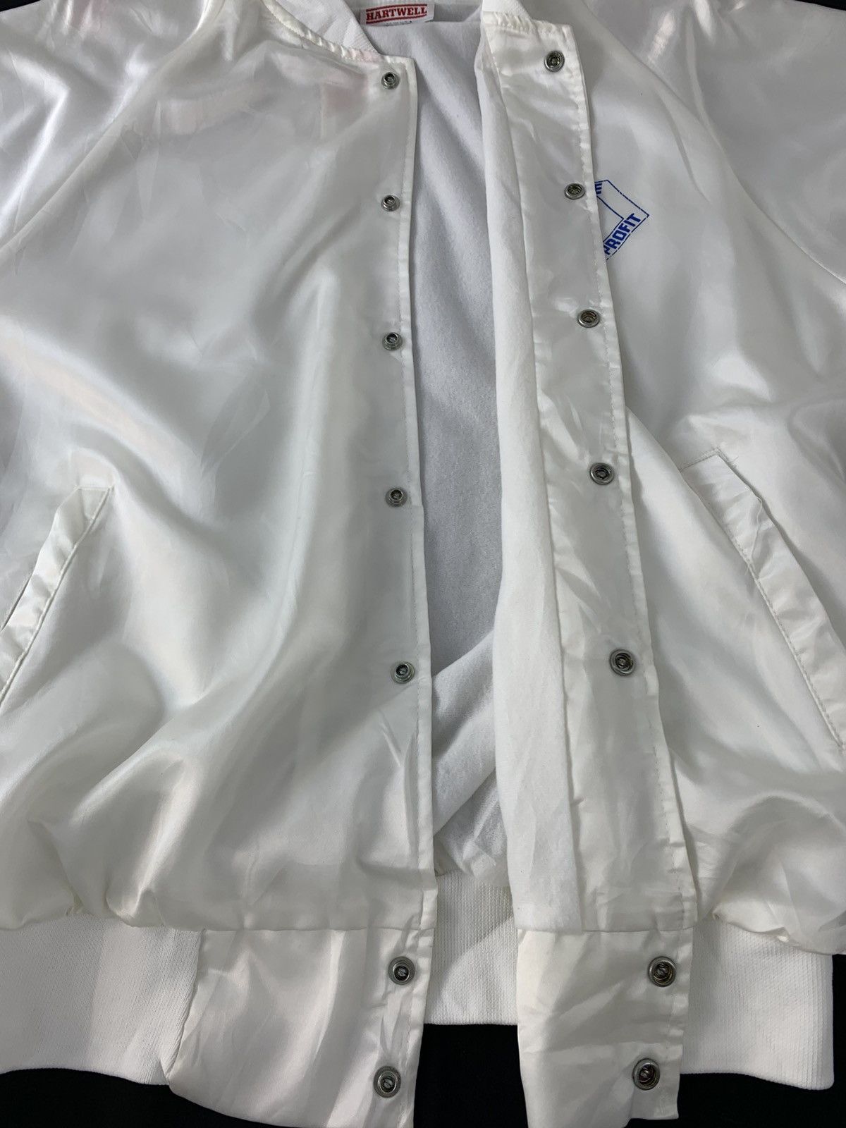 Other 90s Hartwell Federal Express Fedex Satin Bomber White Jacket Size US XL / EU 56 / 4 - 5 Thumbnail