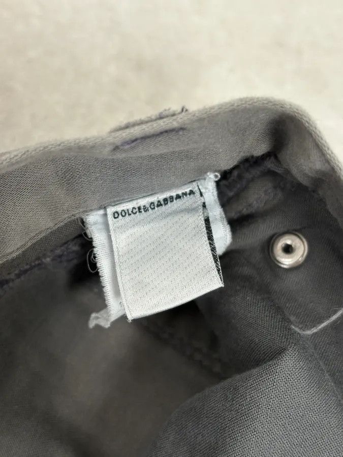 Dolce & Gabbana AW2011 Dolce & Gabbana Grey Patchwork Slim Pants Size US 28 / EU 44 - 14 Thumbnail
