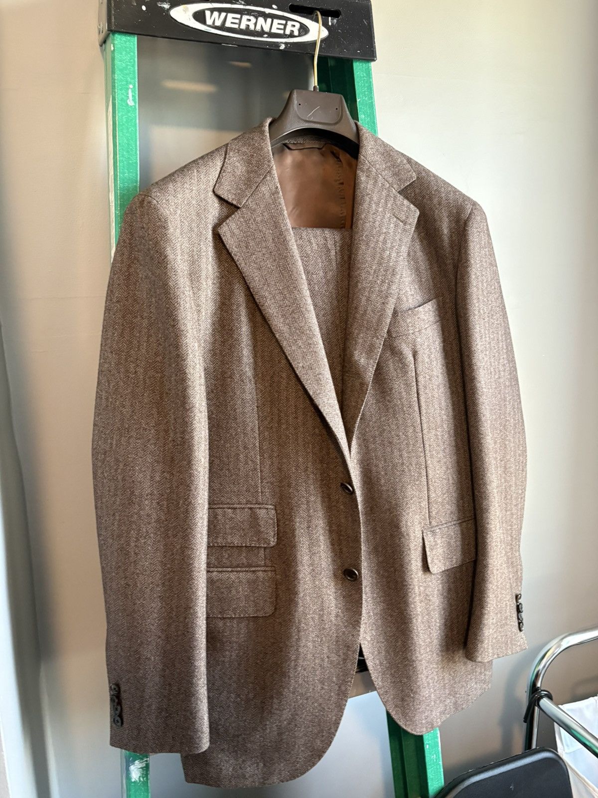 Camoshita Brown Camoshita suit 50r Size 40R - 1 Thumbnail