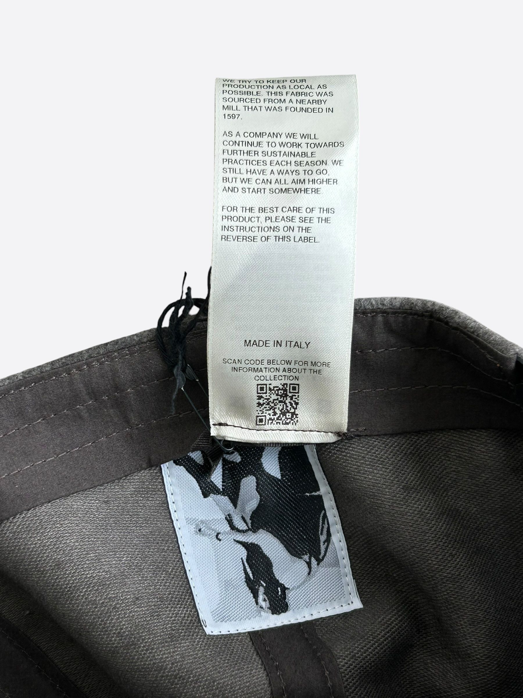 Rick Owens Rick Owens Brown & White Embroidered C*NTY Logo Hat Size ONE SIZE - 6 Thumbnail