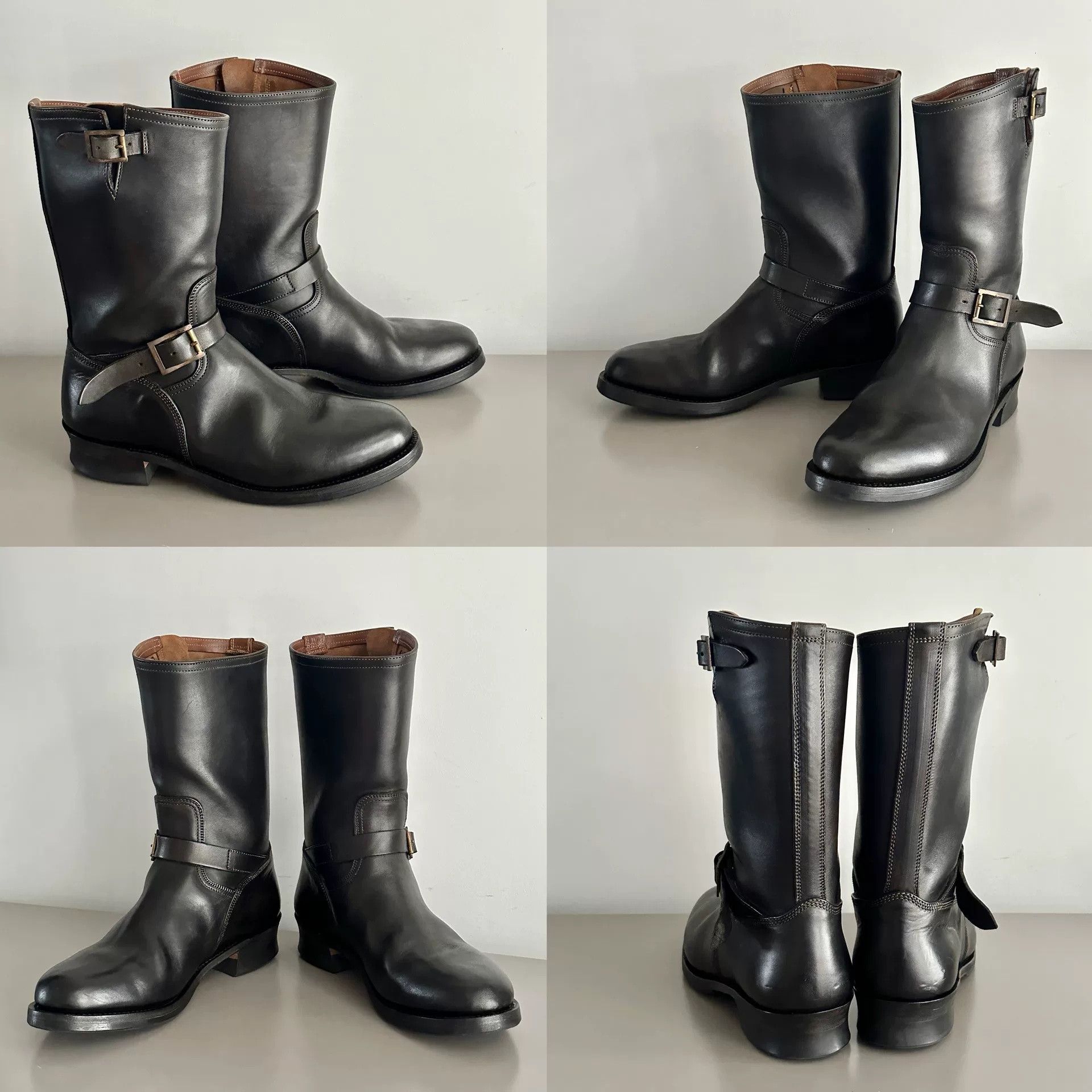 ATTRACTIONS Motor Italian Horsebutt Engineer Boots Size US 9.5 / EU 42-43 - 3 Thumbnail