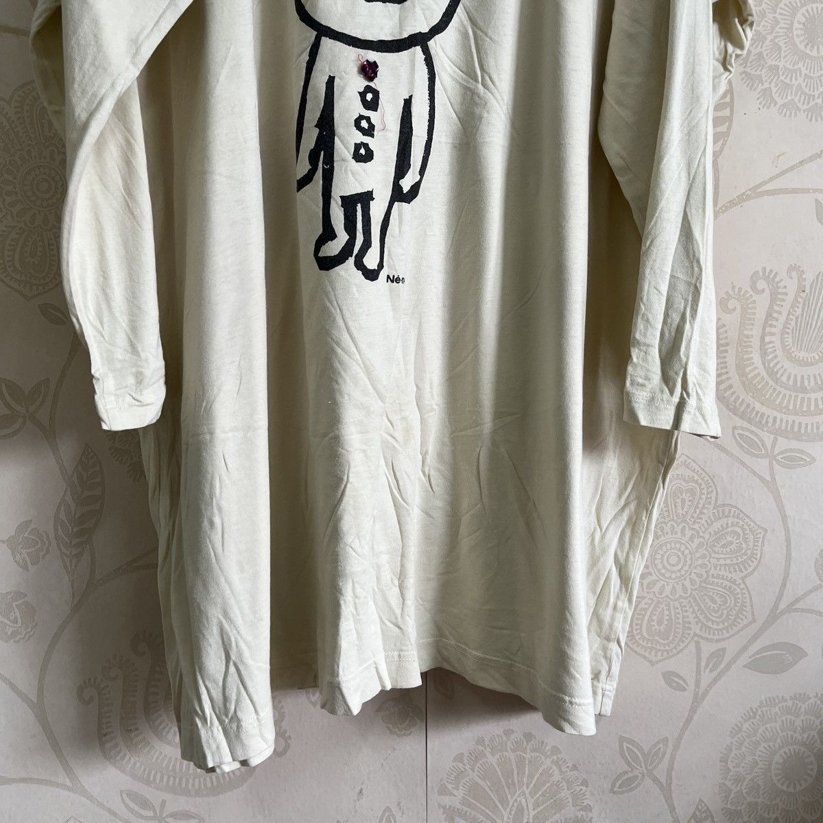 Issey Miyake × Vintage × size? Vintage Oversized Ne-Net Issey Miyake Designer TShirt Size 4XL / US 24-26 - 4 Thumbnail