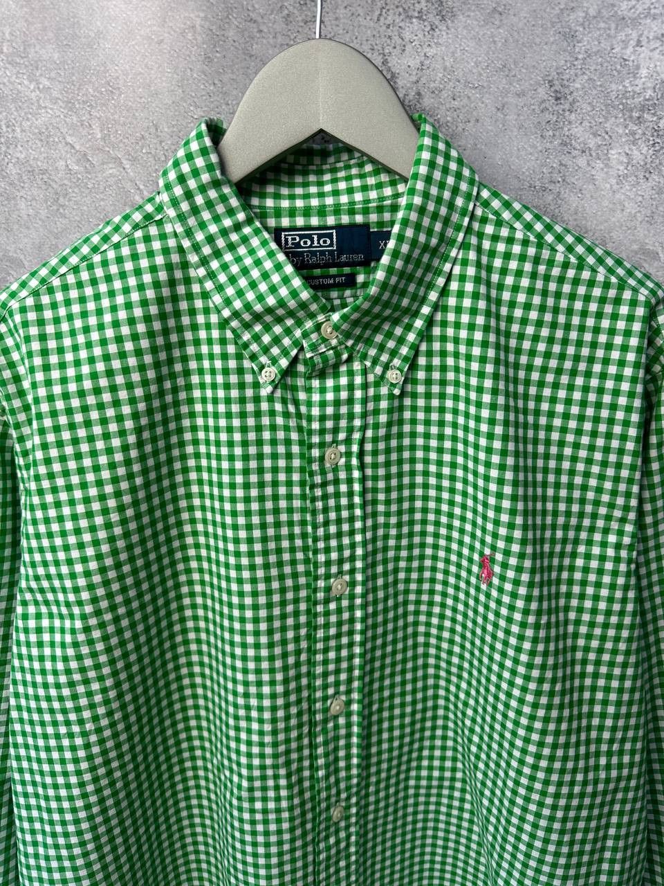 Polo Ralph Lauren Polo Ralph Lauren Vintage Plaid Shirt Button Up Retro Green Size US XL / EU 56 / 4 - 5 Thumbnail